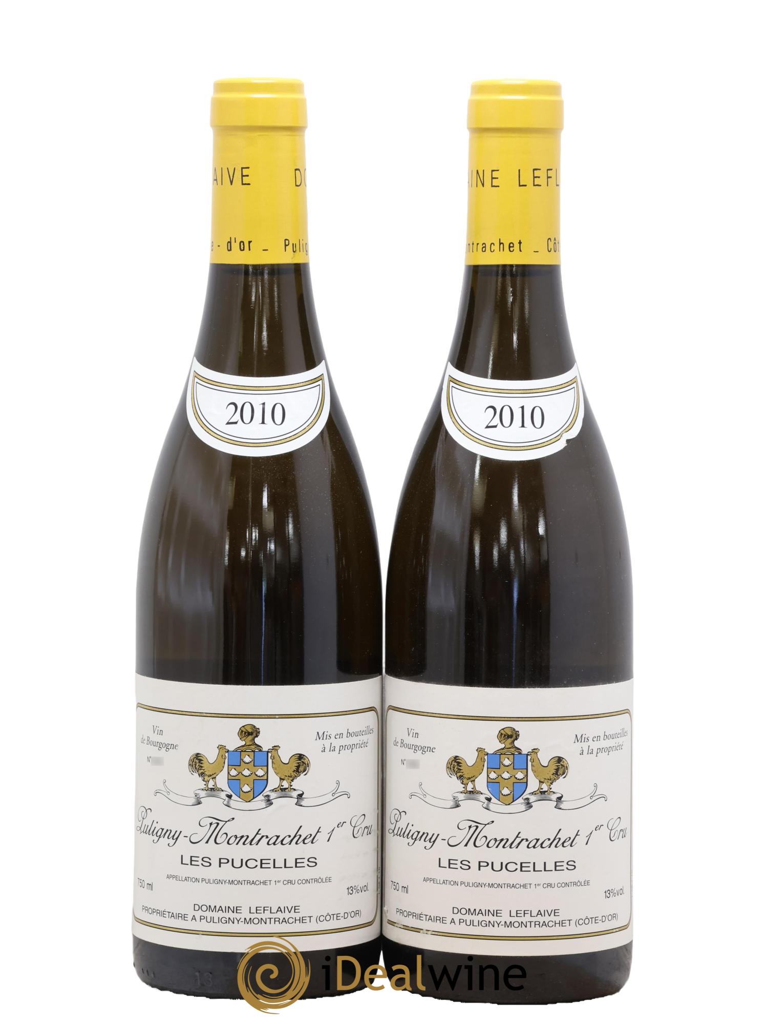 Puligny-Montrachet 1er Cru Les Pucelles Leflaive (Domaine) 2010 - Lot de 2 bouteilles - 0