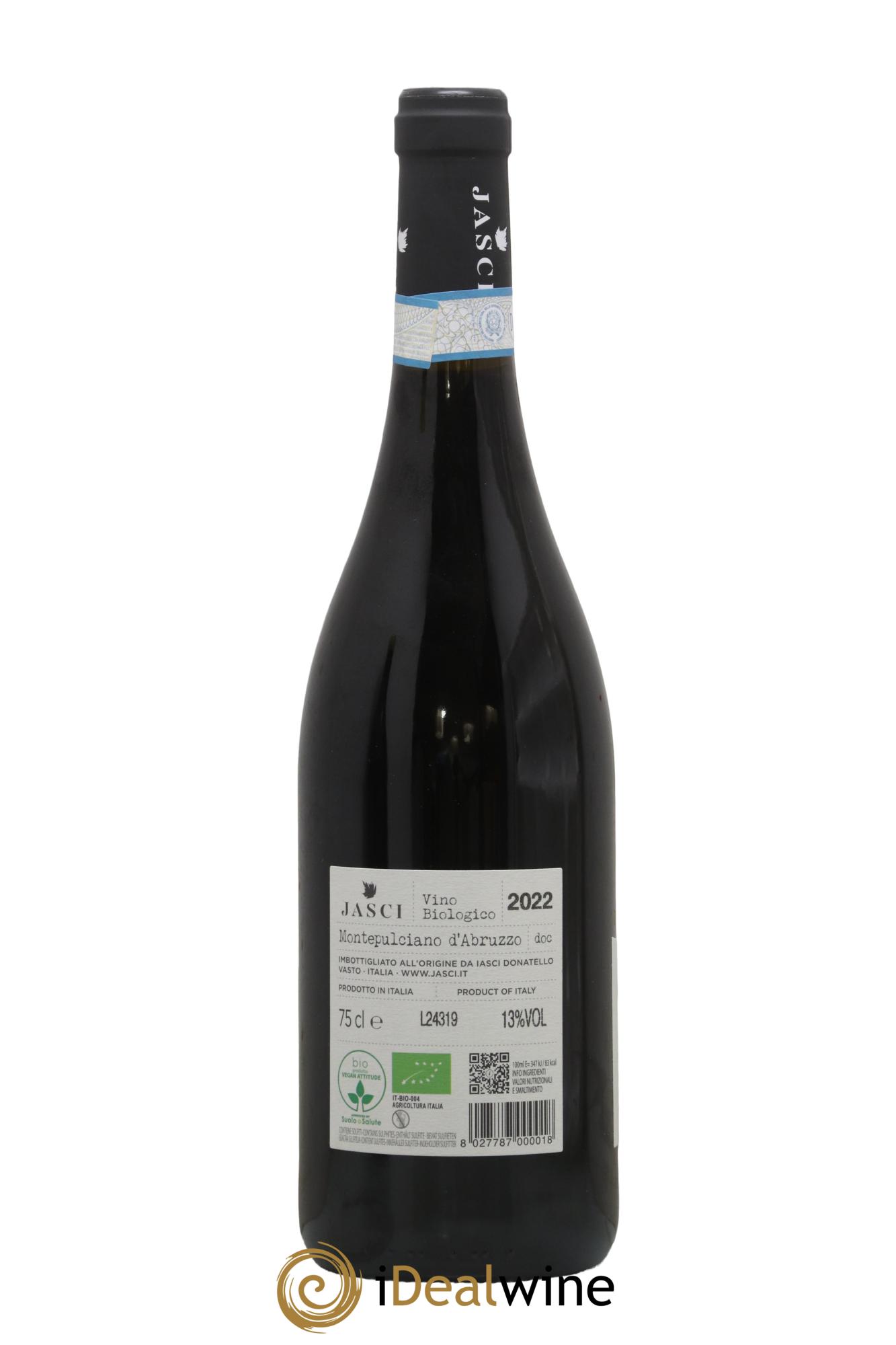 Montepulciano d'Abruzzo Jasci 2022 - Lot de 1 bouteille - 1