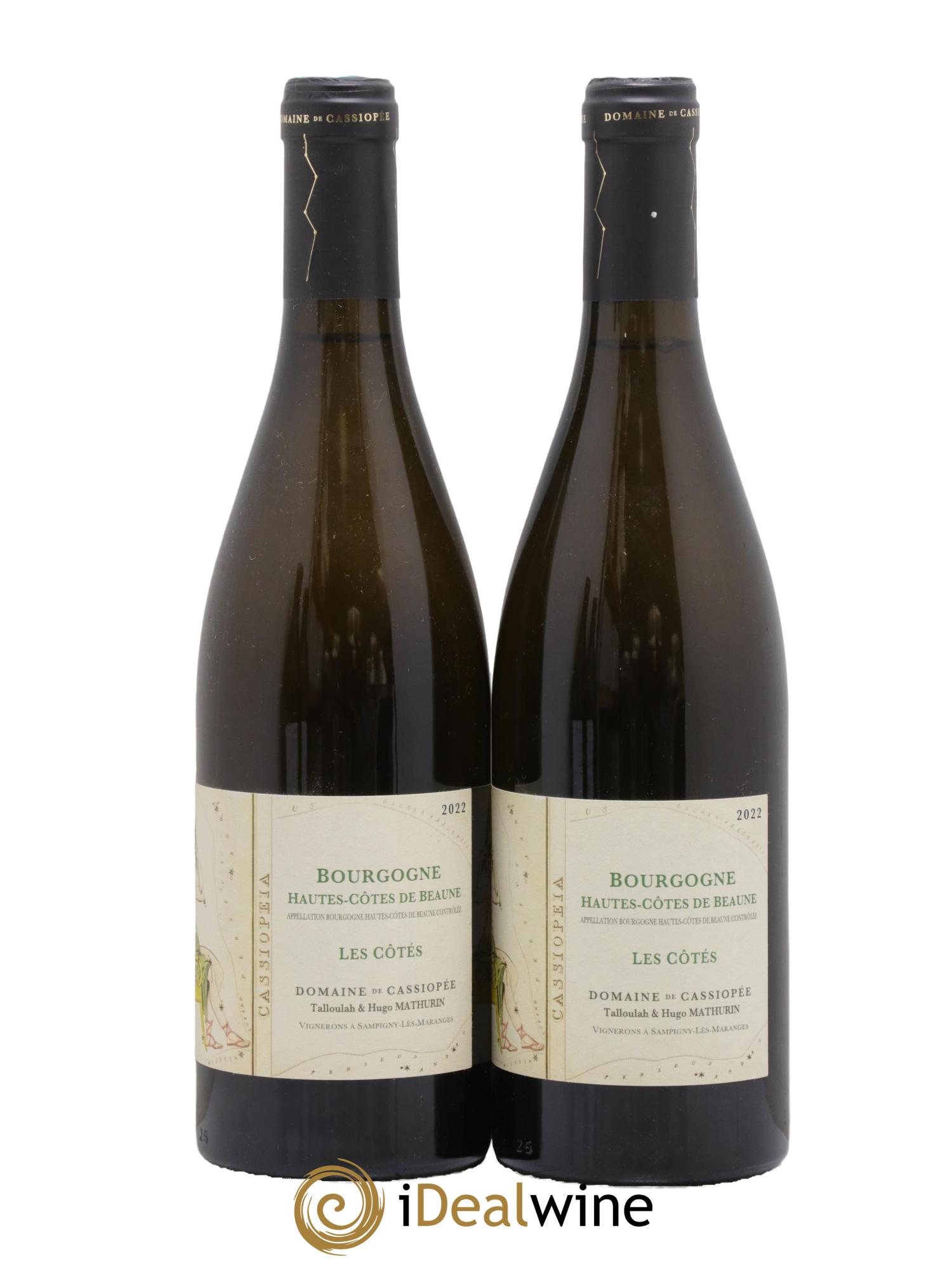 Hautes-Côtes de Beaune Les Cotés Domaine de Cassiopée 2022 - Lot of 4 bottles - 2