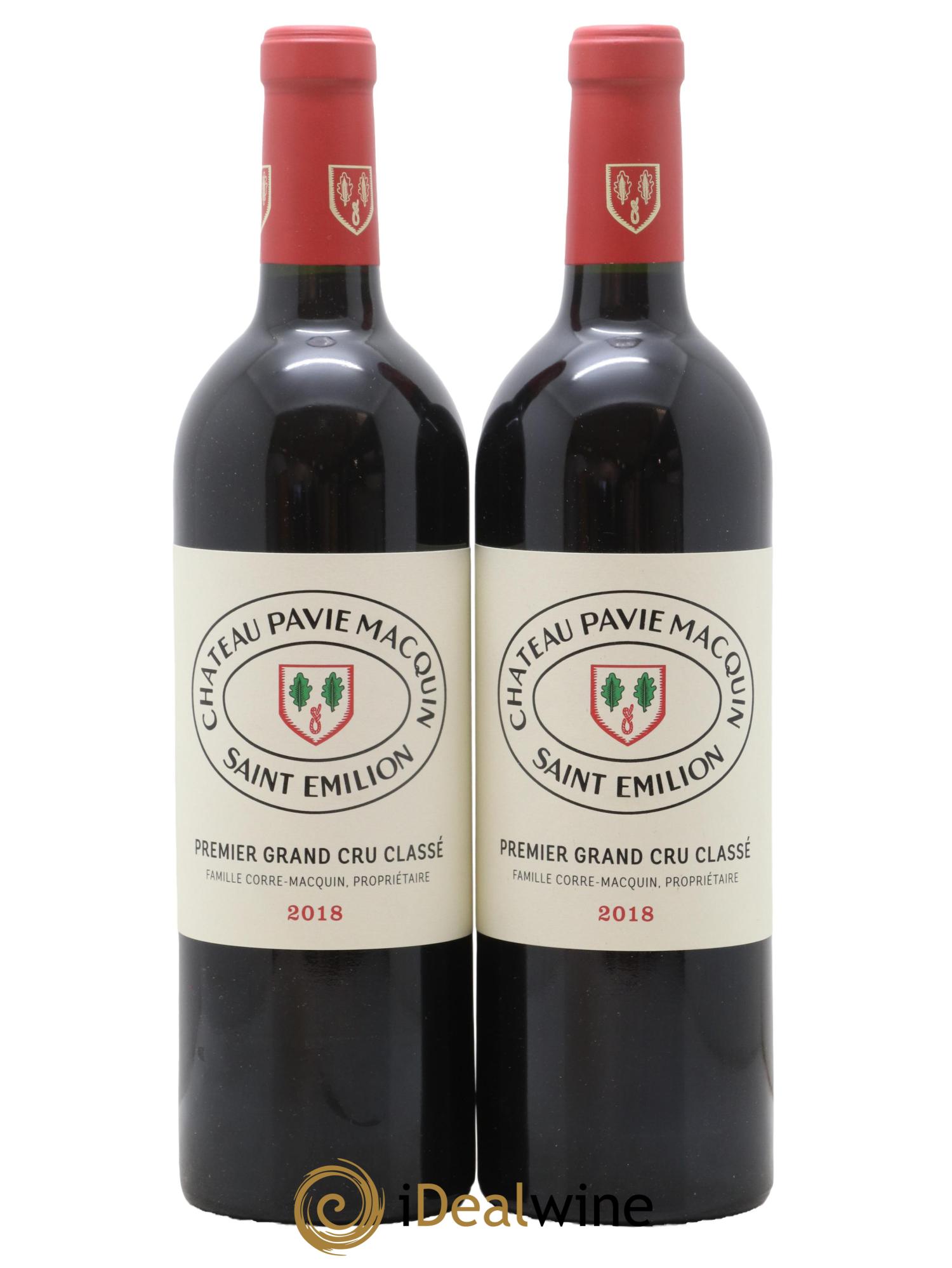 Château Pavie Macquin 1er Grand Cru Classé B 2018 - Lot de 2 bouteilles - 0