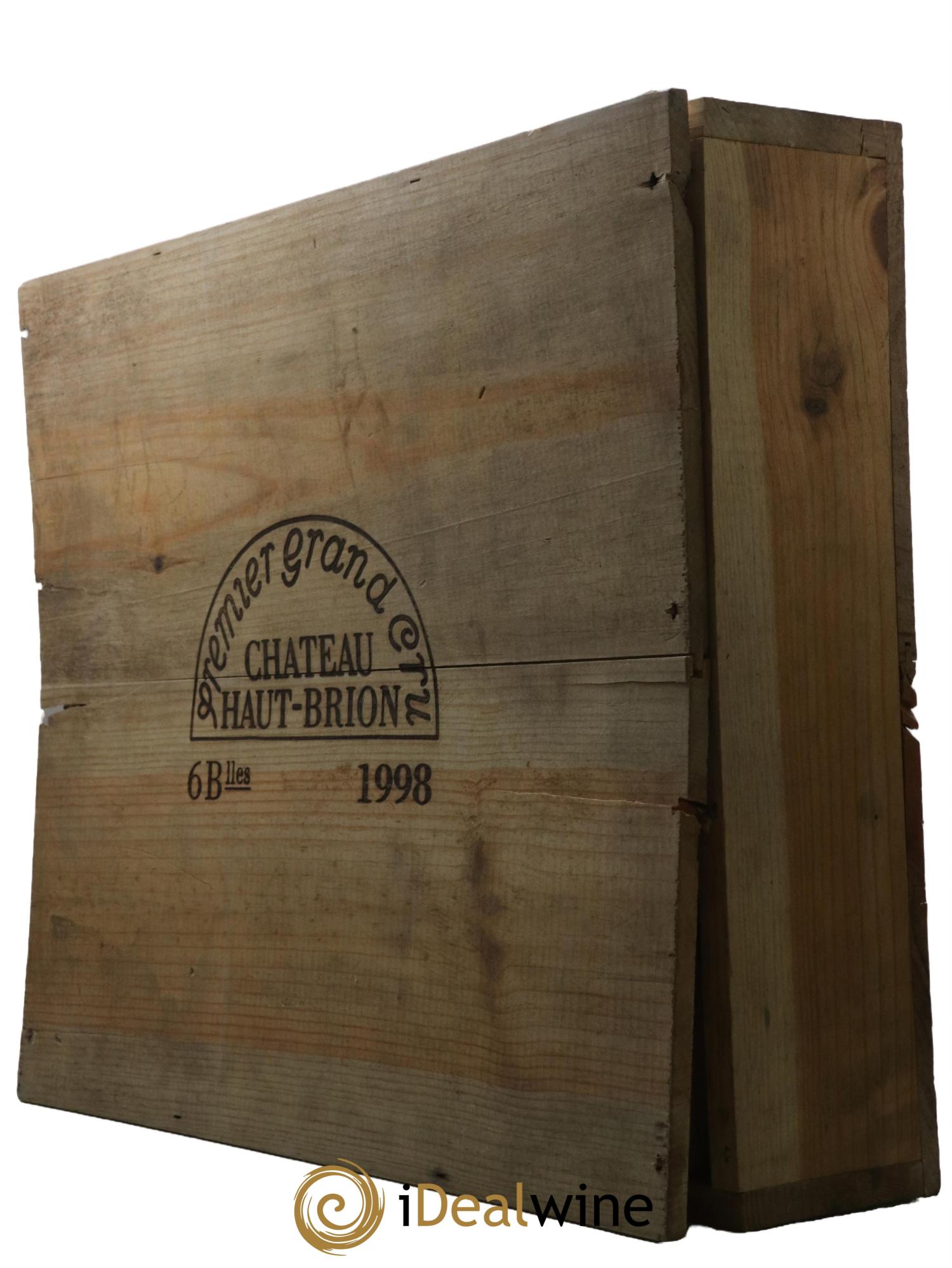 Château Haut Brion 1er Grand Cru Classé 1998 - Lotto di 6 bottiglie - 4