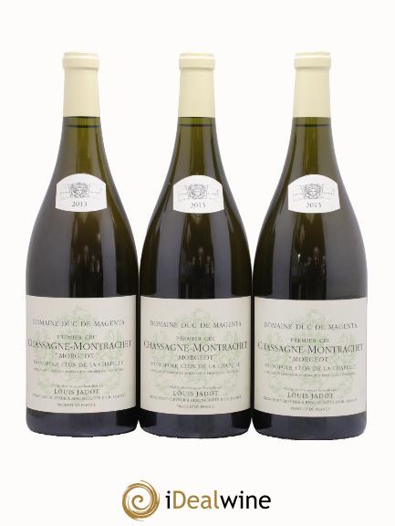 Chassagne-Montrachet 1er Cru Morgeot Clos de la Chapelle Domaine du Duc de Magenta - Louis Jadot 2013 - Lot de 3 magnums - 0