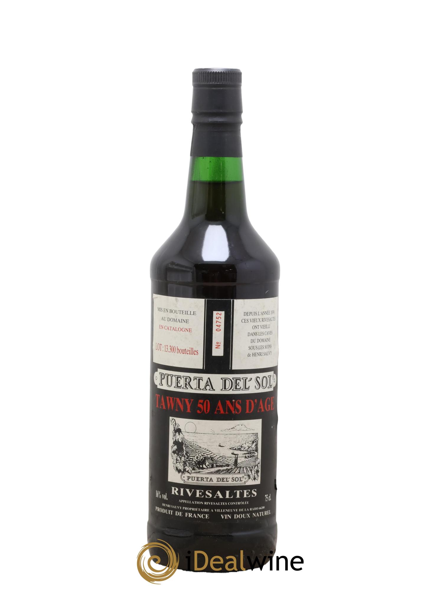 Rivesaltes Tawny 50 Ans d'Age Puerta del Sol - Lotto di 1 bottiglia - 0