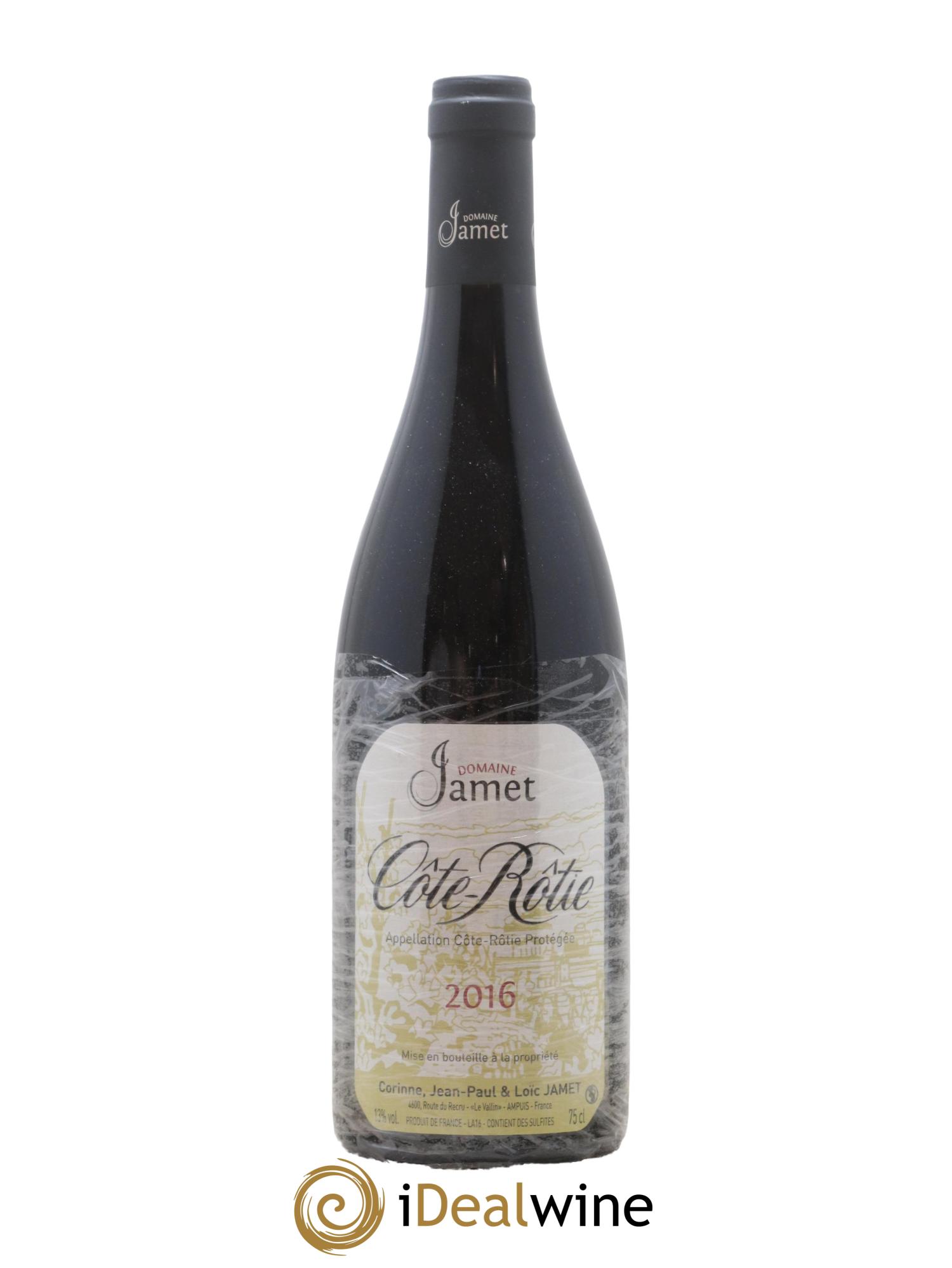 Côte-Rôtie Jamet (Domaine) 2016 - Lot de 1 bouteille - 0
