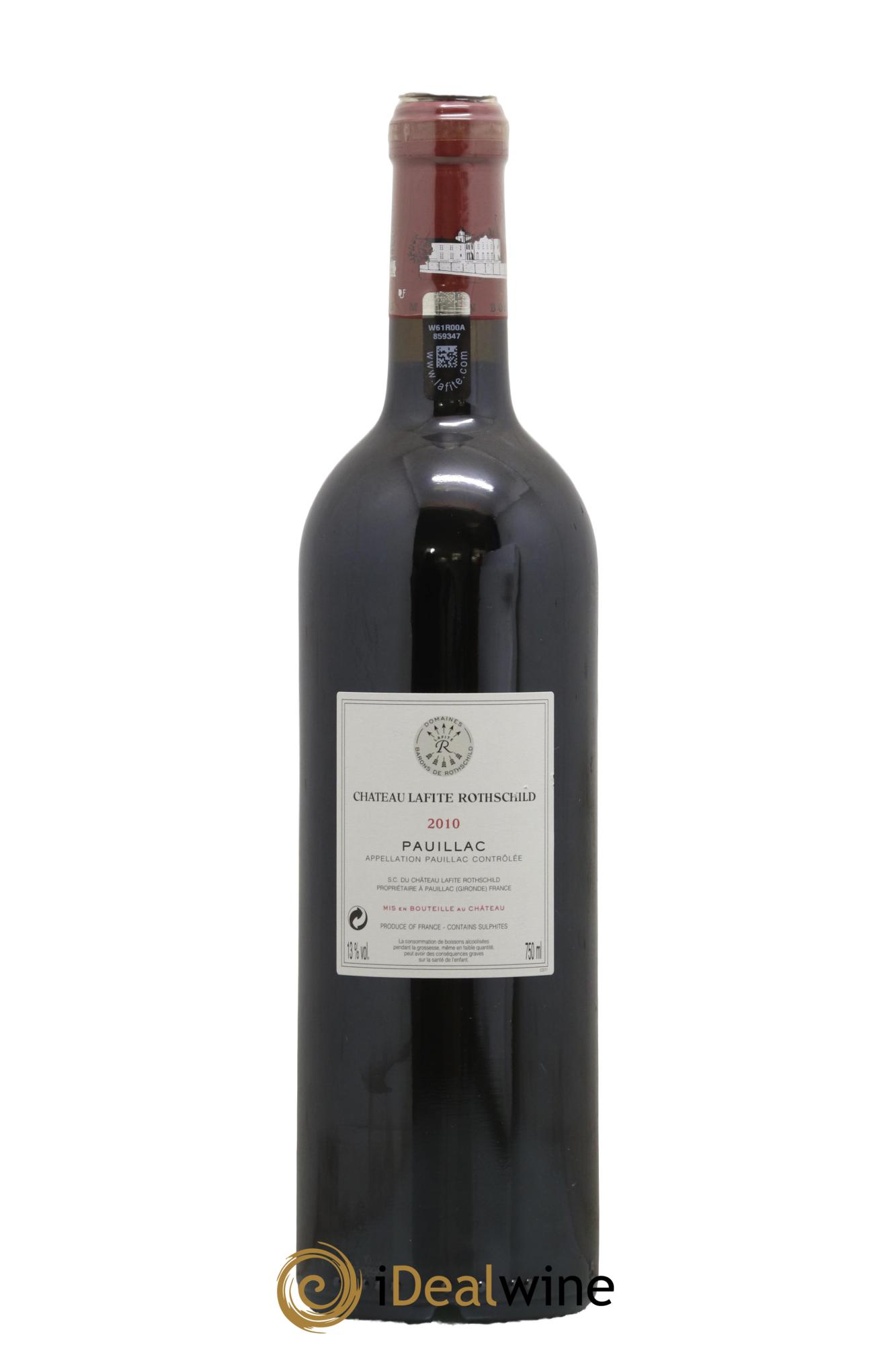 Château Lafite Rothschild 1er Grand Cru Classé 2010 - Lot of 1 bottle - 1