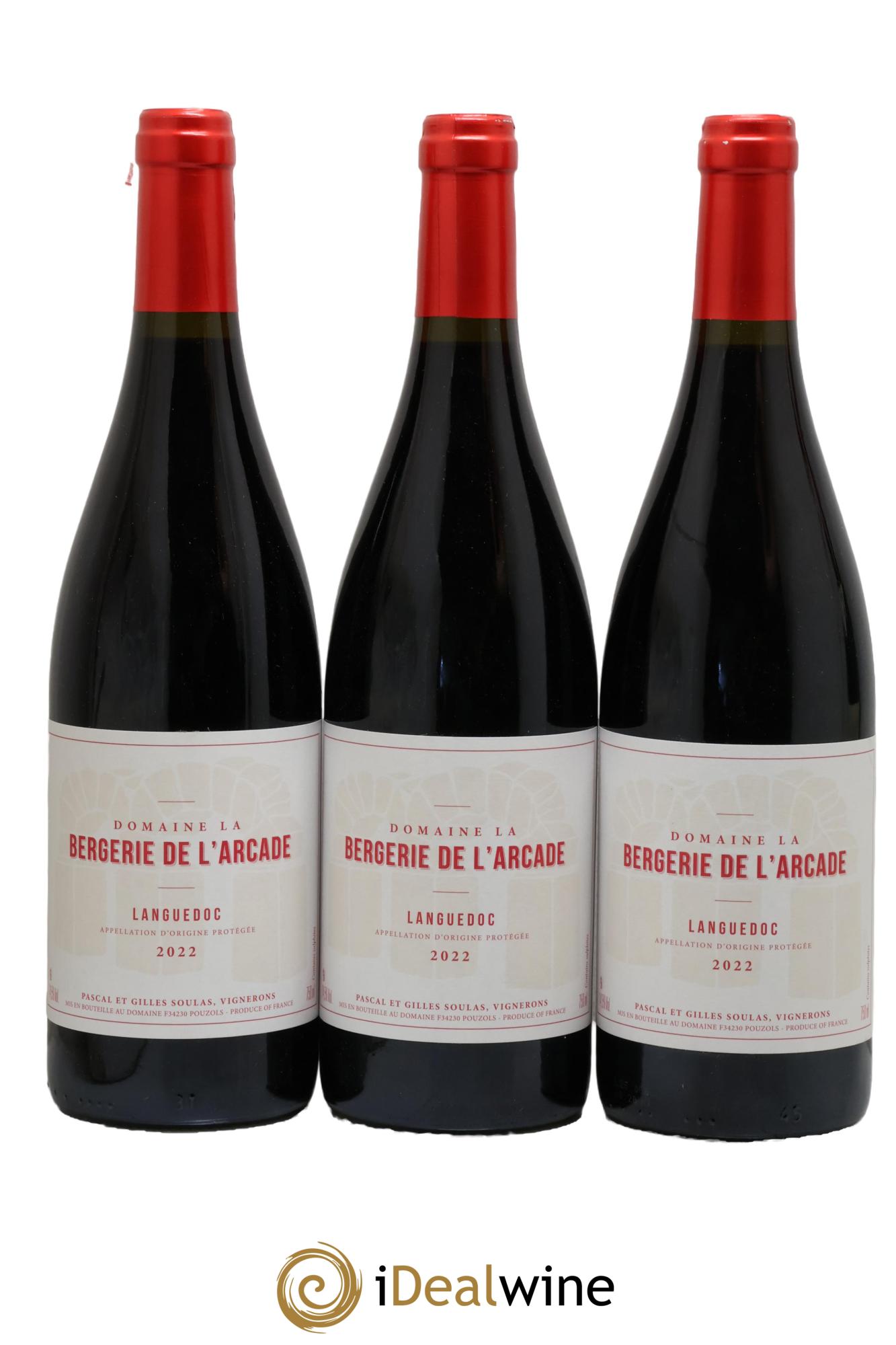 Languedoc La Bergerie de l'Arcade (Domaine) 2022 - Lot de 3 bouteilles - 0