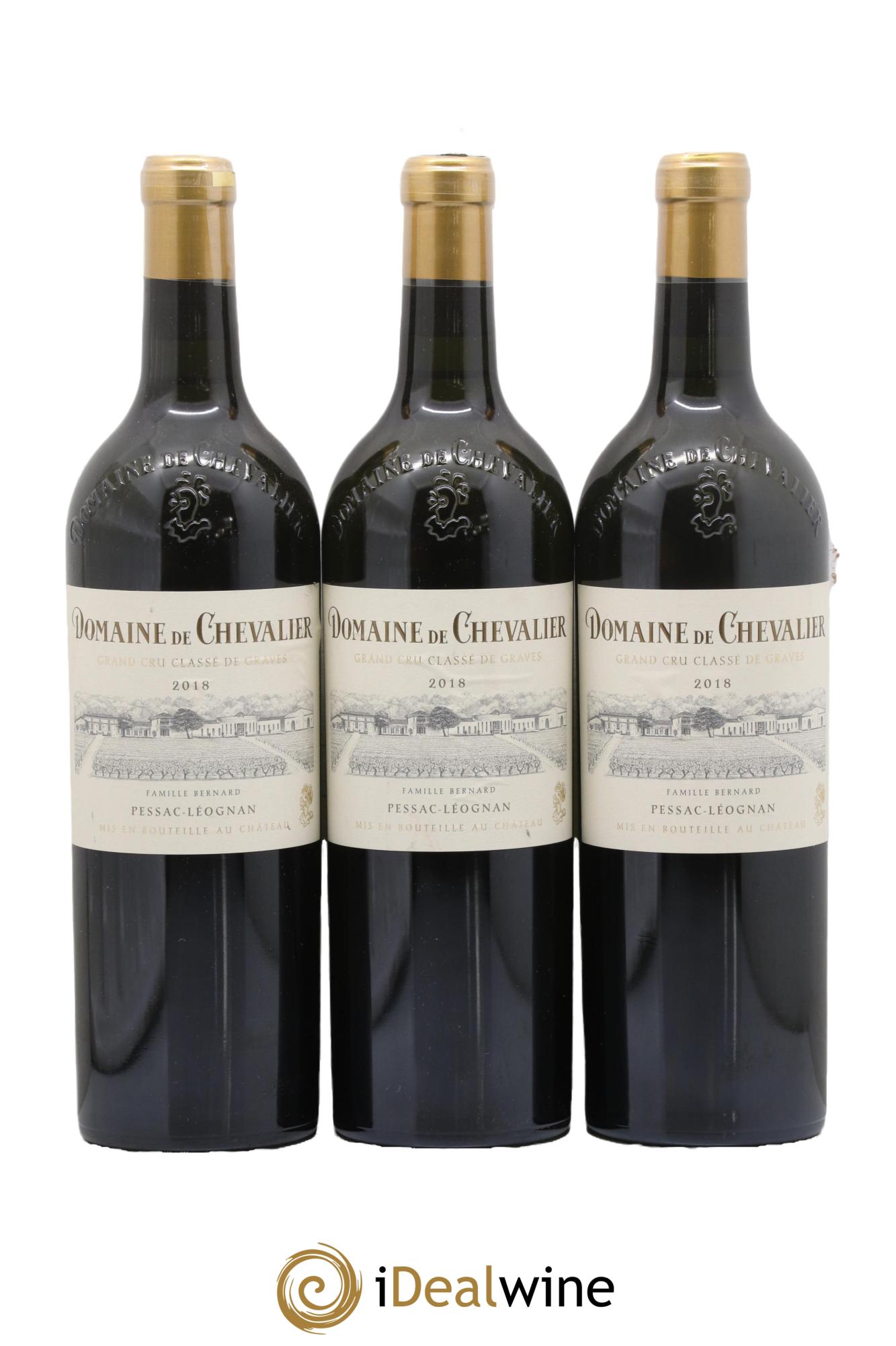 Domaine de Chevalier Cru Classé de Graves 2018 - Lotto di 3 bottiglie - 0