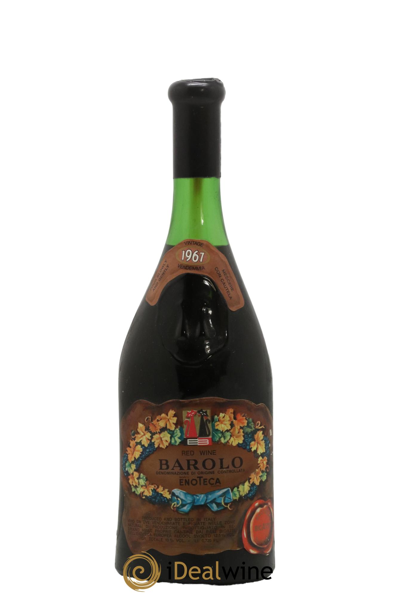 Barolo Enoteca Bigatti 1967 - Lot de 1 bouteille - 0
