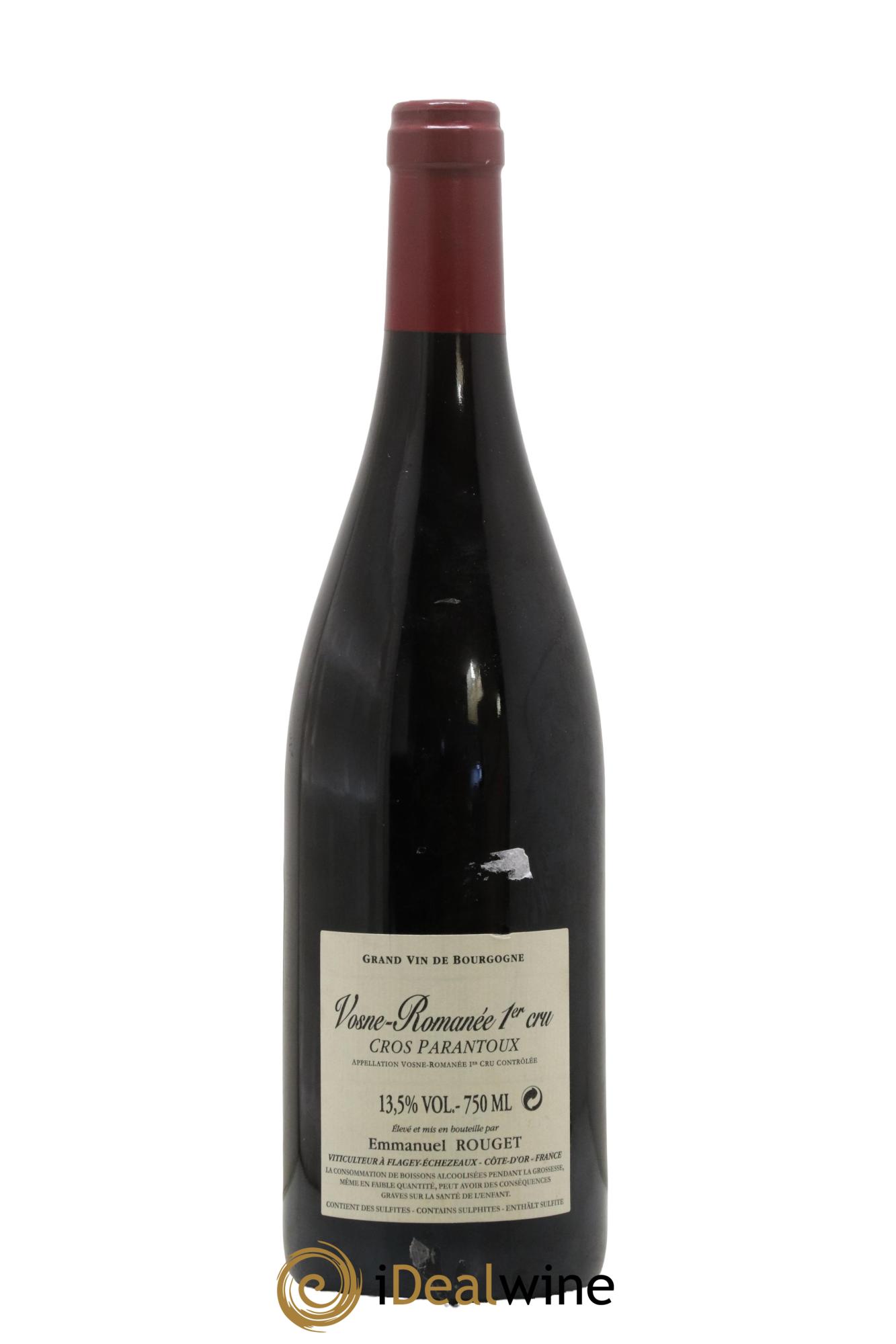 Vosne-Romanée 1er Cru Cros Parantoux Emmanuel Rouget 2009 - Lotto di 1 bottiglia - 1