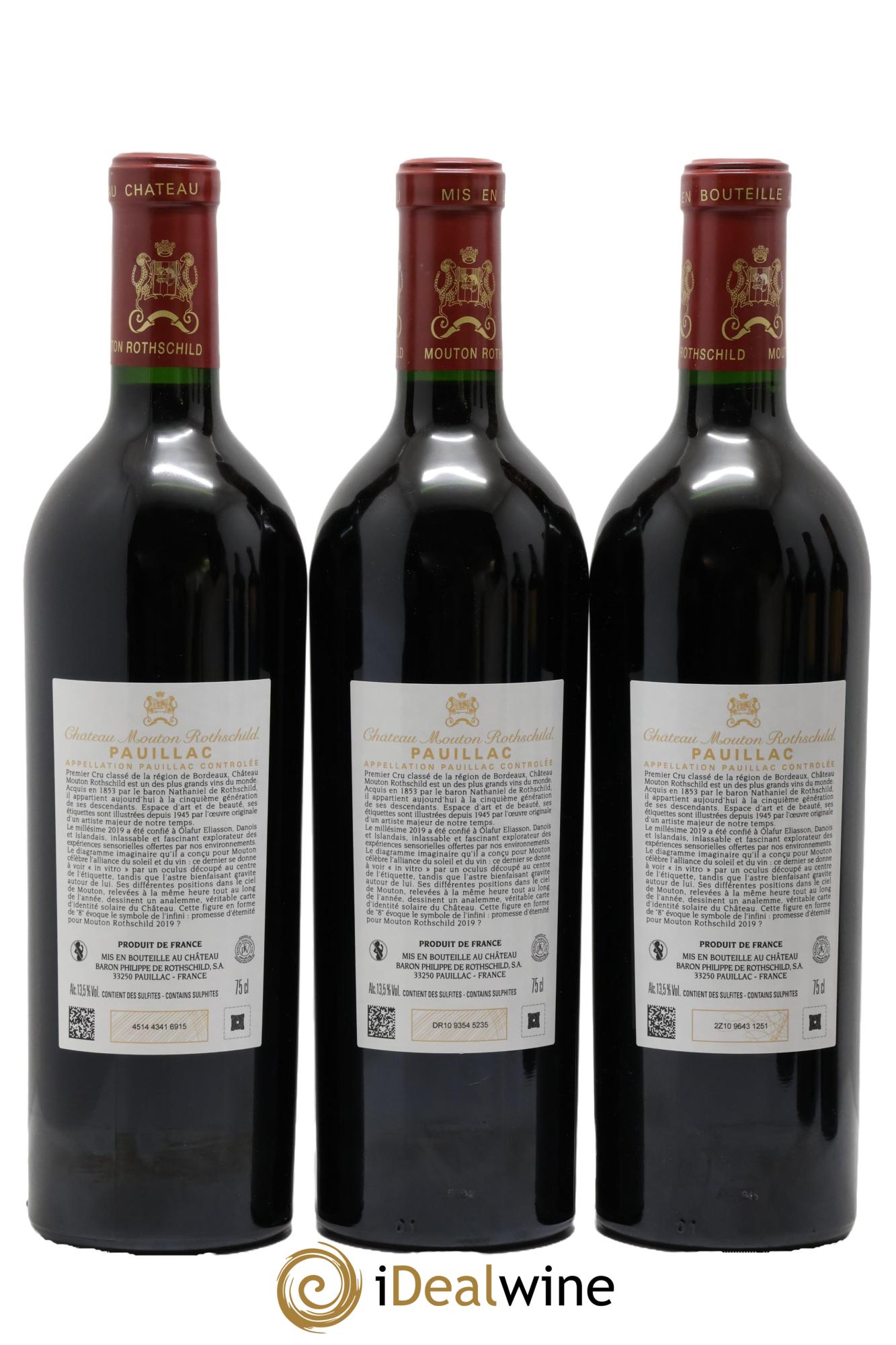Château Mouton Rothschild 1er Grand Cru Classé 2019 - Lot of 6 bottles - 2