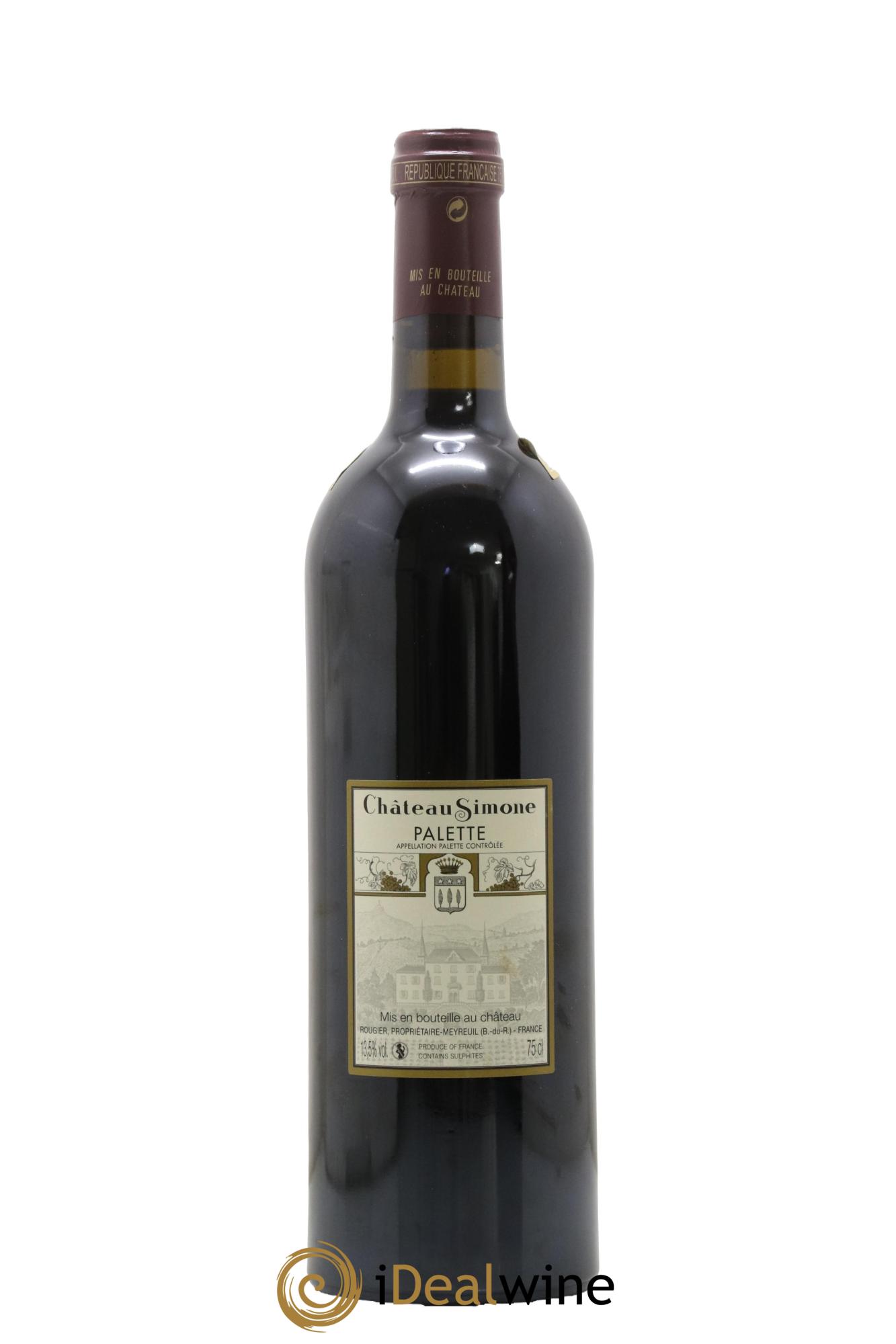 Palette Château Simone Famille Rougier 2014 - Lotto di 1 bottiglia - 1