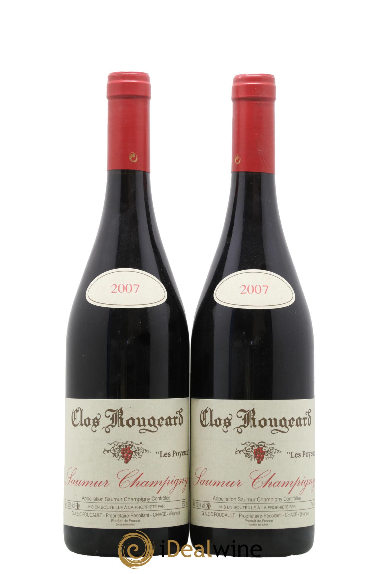 Saumur-Champigny Les Poyeux Clos Rougeard 2007 - Lot de 2 bouteilles - 0