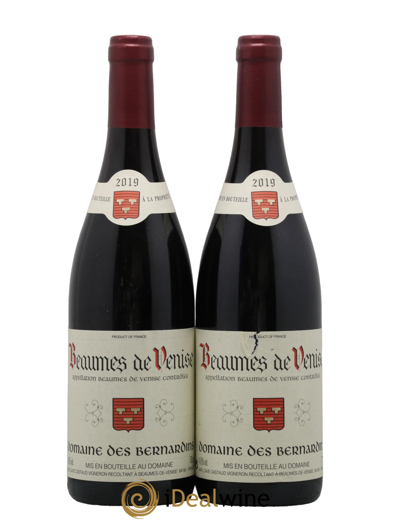 Beaumes-de-Venise Domaine des Bernardins 2019 - Lot de 2 bouteilles - 0