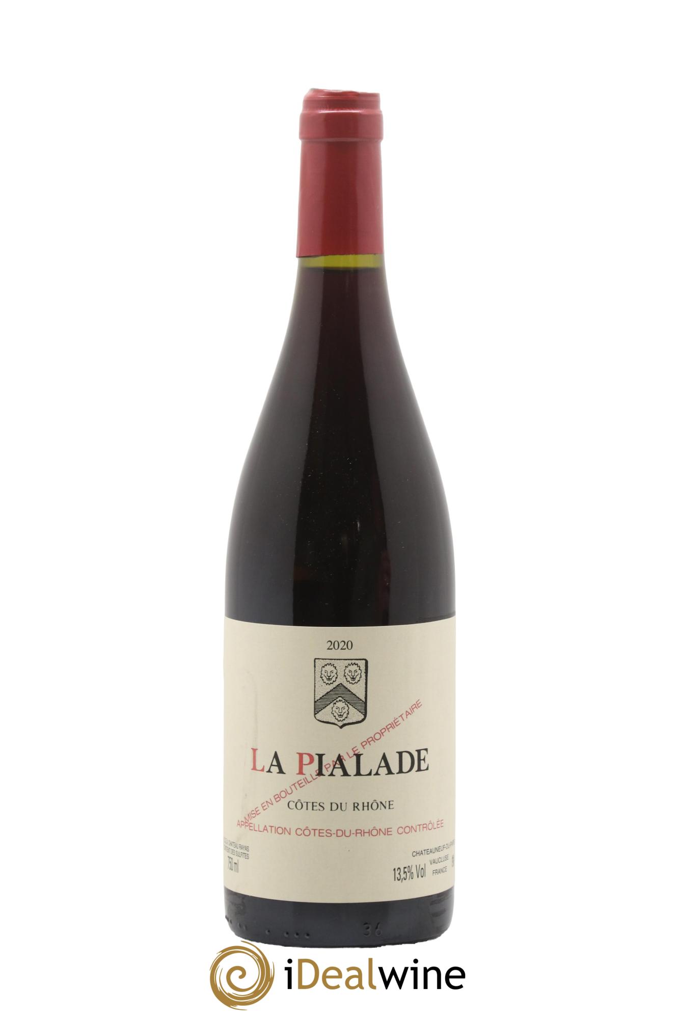 Côtes-du-Rhône La Pialade Emmanuel Reynaud 2020 - Lot de 1 bouteille - 0