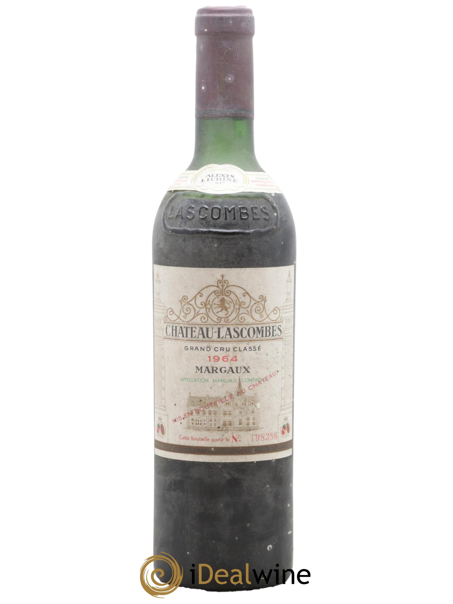 Château Lascombes 2ème Grand Cru Classé 1964 - Lot de 1 bouteille - 0