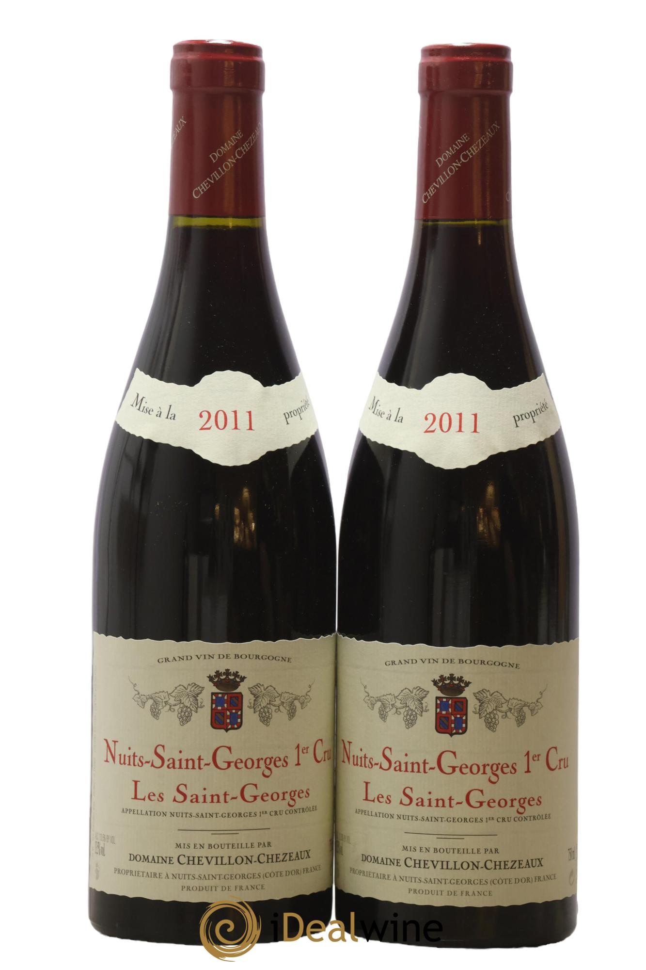 Nuits-Saint-Georges 1er Cru Les Saint-Georges Chevillon-Chezeaux 2011 - Lot de 2 bouteilles - 0