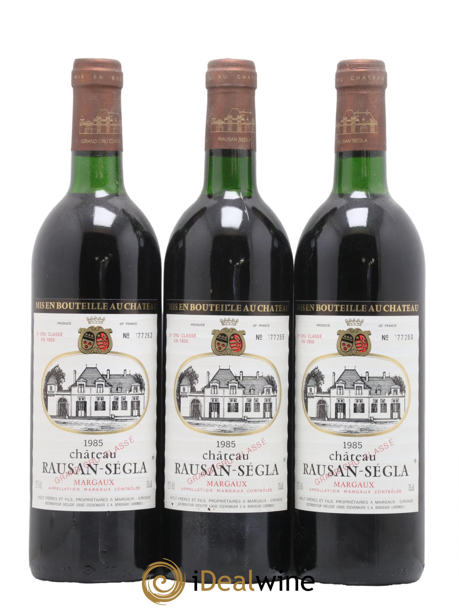 Château Rauzan Ségla Grand Cru Classé 1985 - Lot de 12 bouteilles - 4