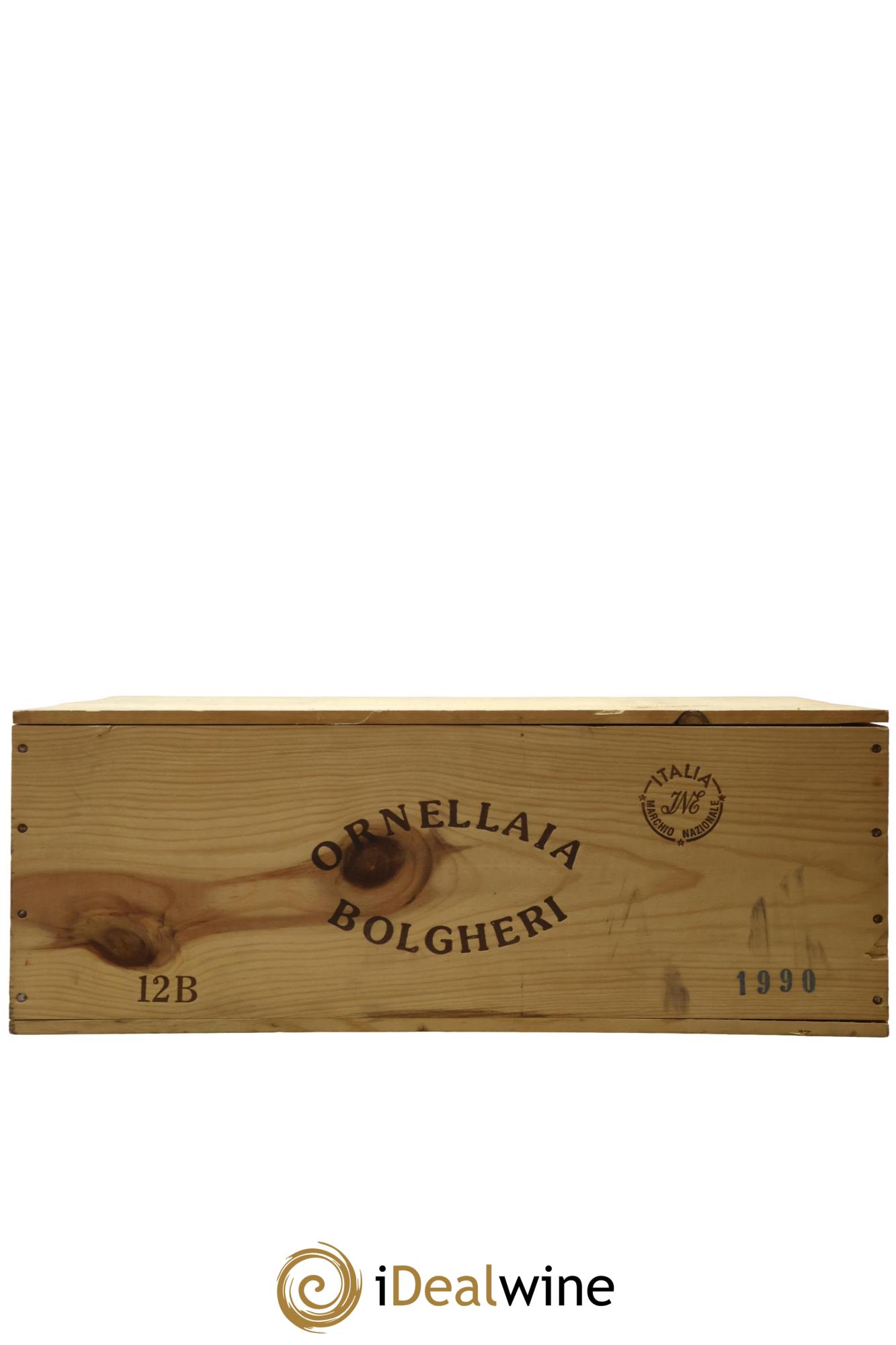 Bolgheri DOC Superiore Ornellaia Tenuta Dell'Ornellaia - Frescobaldi 1990 - Lot de 12 bouteilles - 6