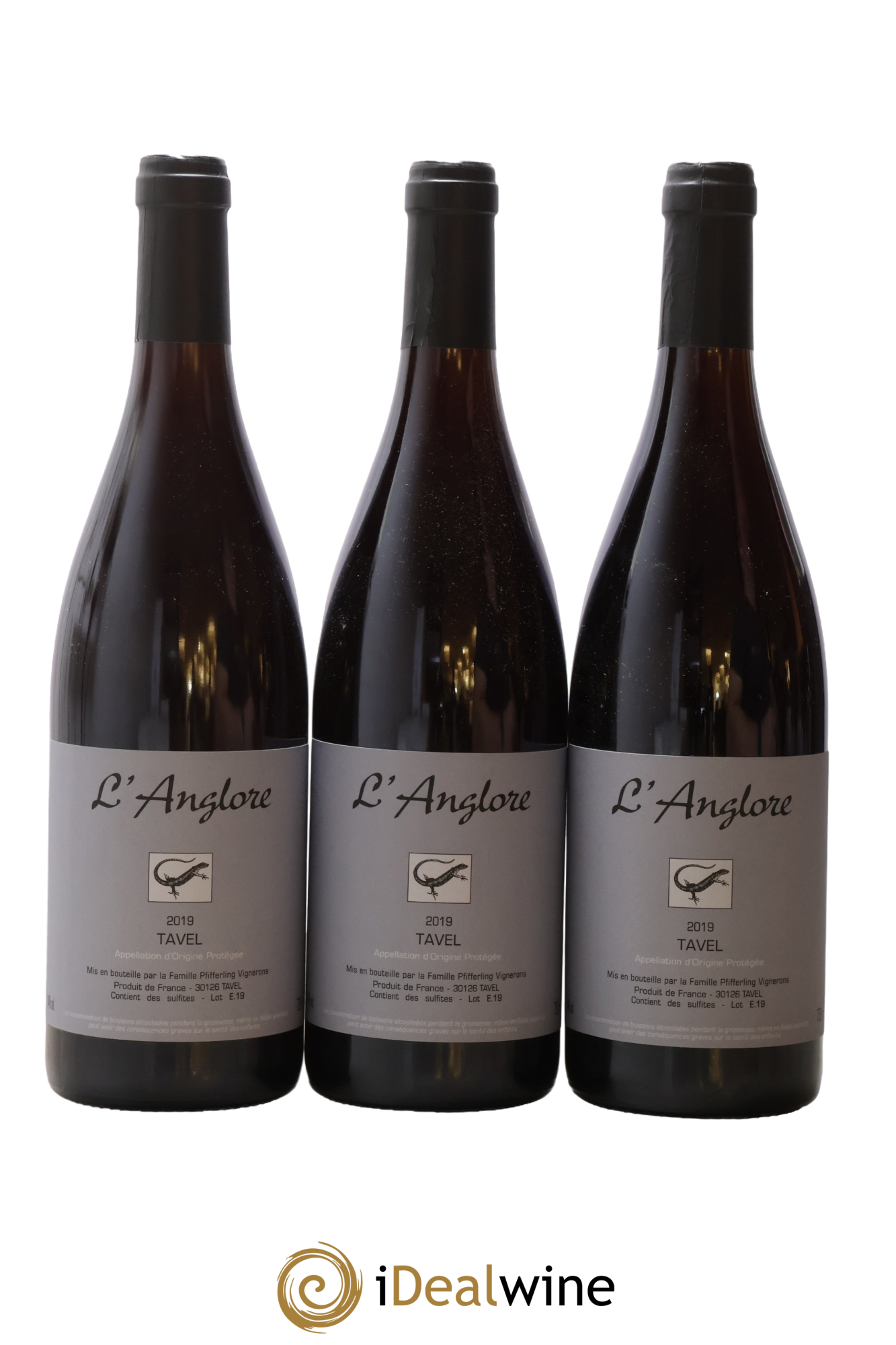 Tavel L'Anglore 2019 - Lot de 3 bouteilles - 0