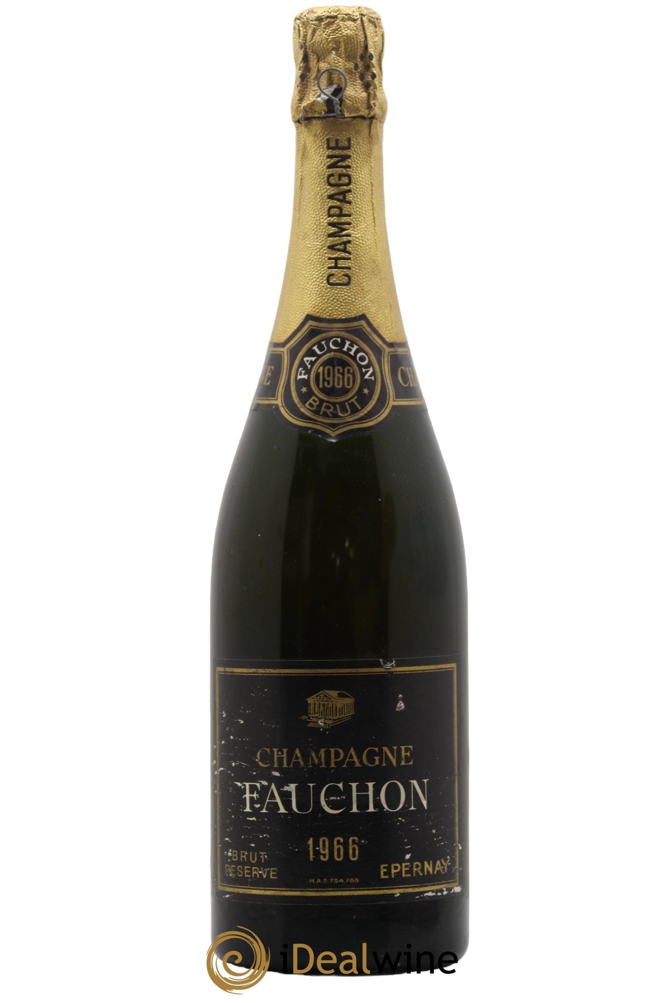Champagne Brut Fauchon 1966 - Lot de 1 bouteille - 0