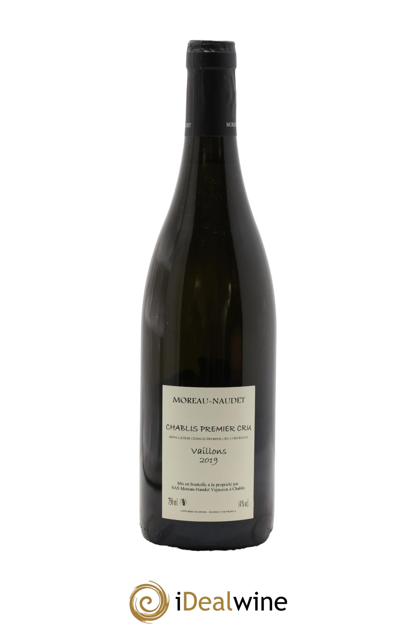 Chablis 1er Cru Vaillons Moreau-Naudet 2019 - Posten von 1 Flasche - 1
