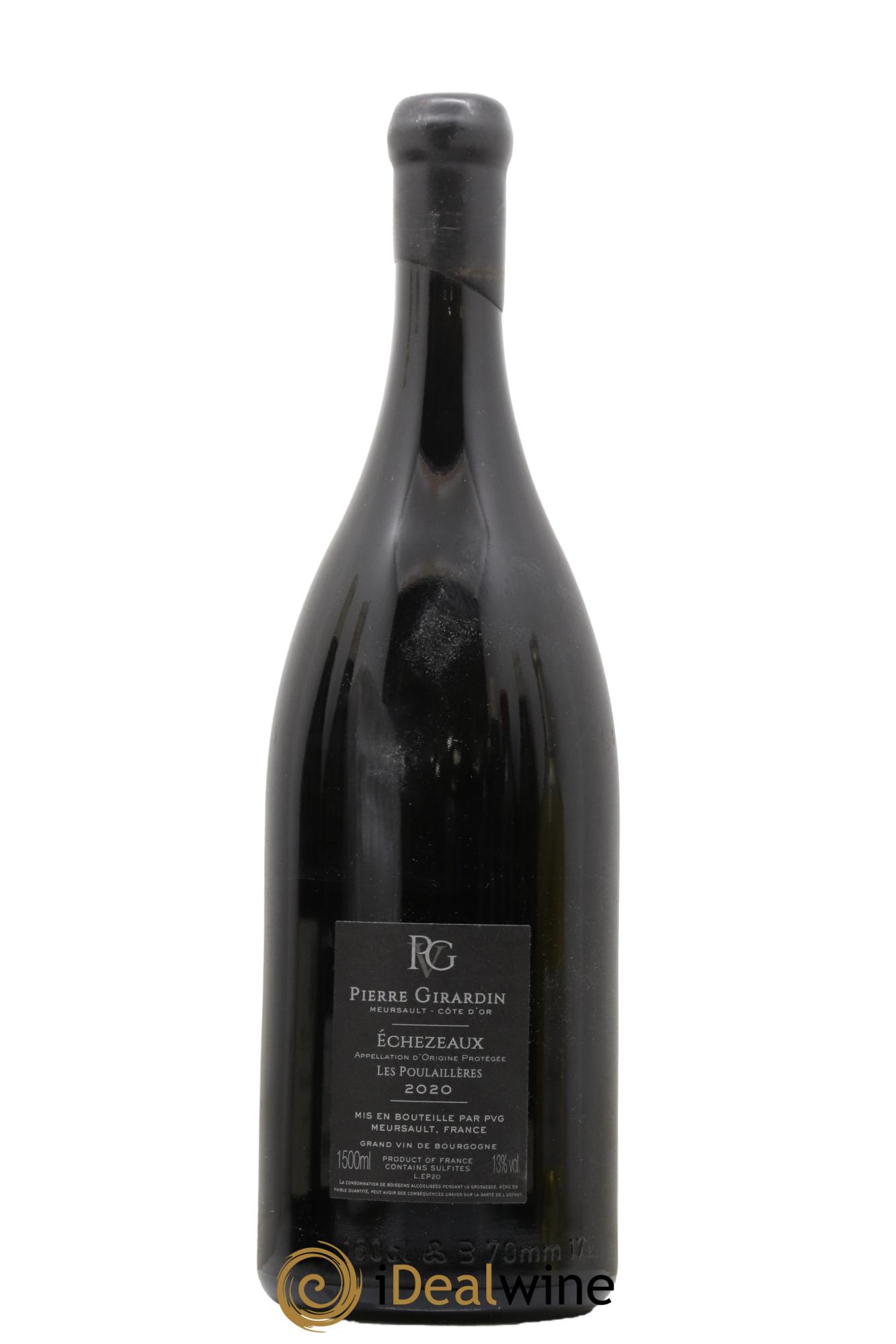 Echezeaux Grand Cru Les Poulaillères Domaine Pierre Girardin 2020 - Lot de 1 magnum - 1