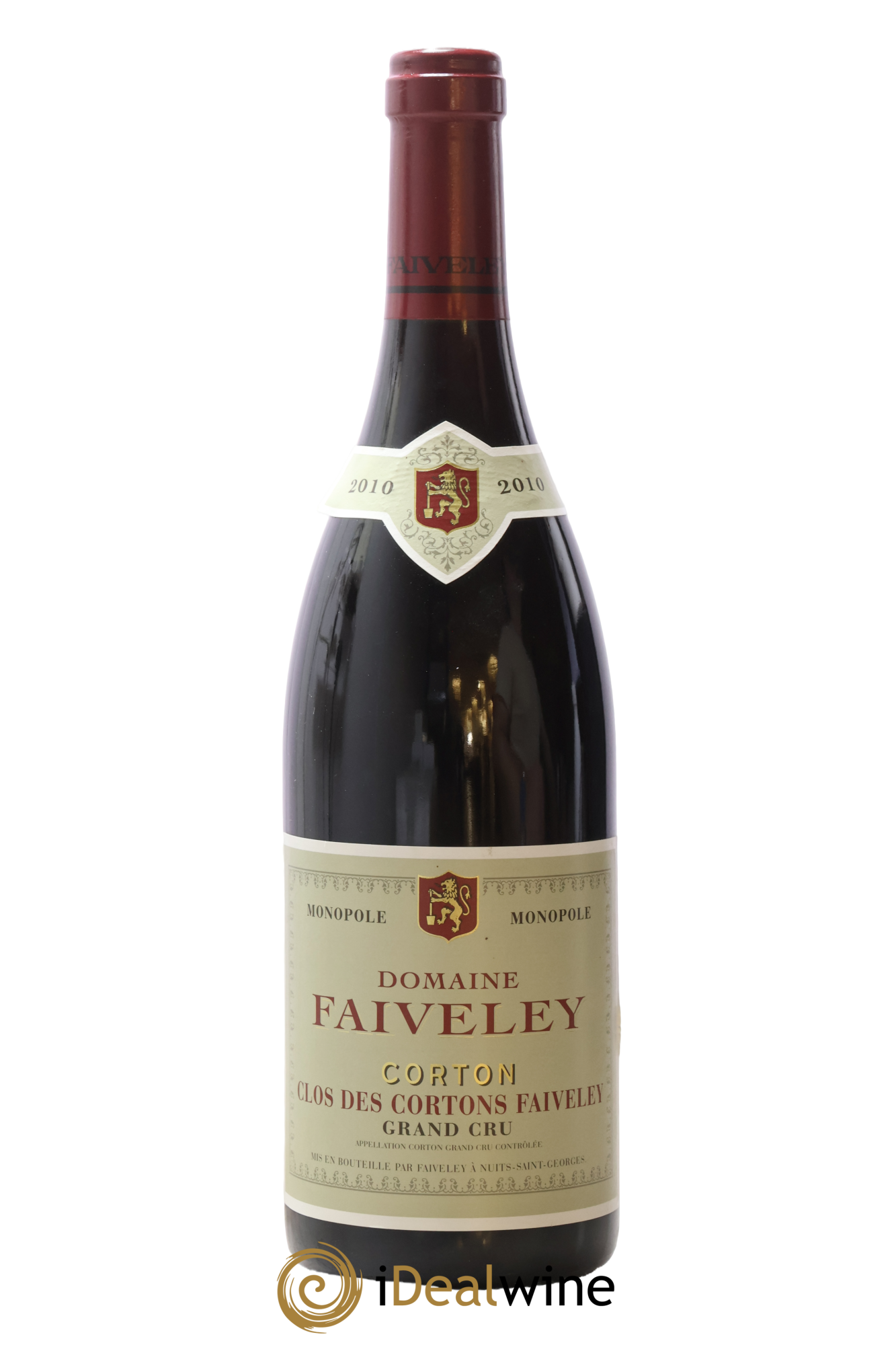 Corton Grand Cru Clos des Cortons Faiveley 2010 - Lot of 1 bottle - 0
