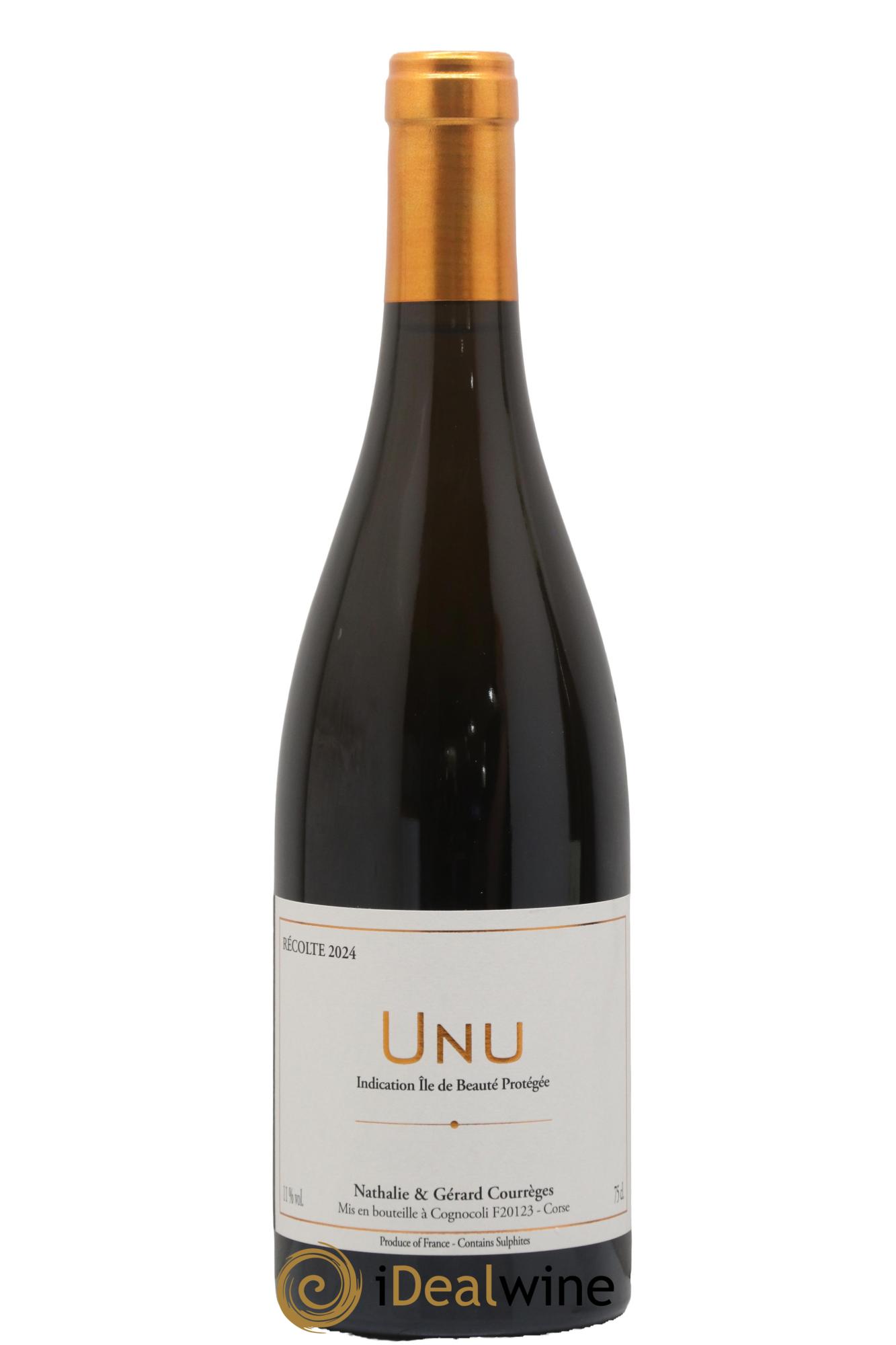 Vin de Corse IGP Île de Beauté UNU Gérard et Nathalie Courrèges 2024 - Posten von 1 Flasche - 0