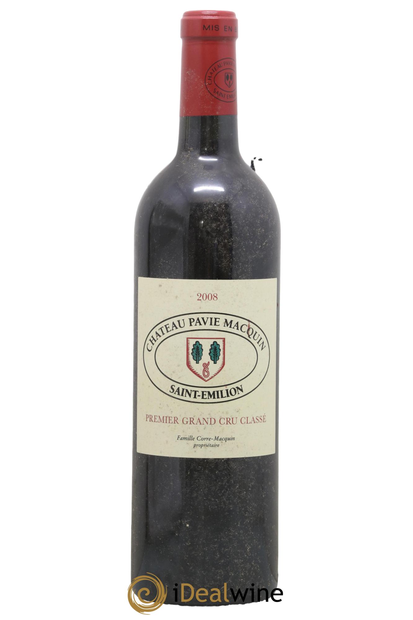 Château Pavie Macquin 1er Grand Cru Classé B 2008 - Lot de 1 bouteille - 0
