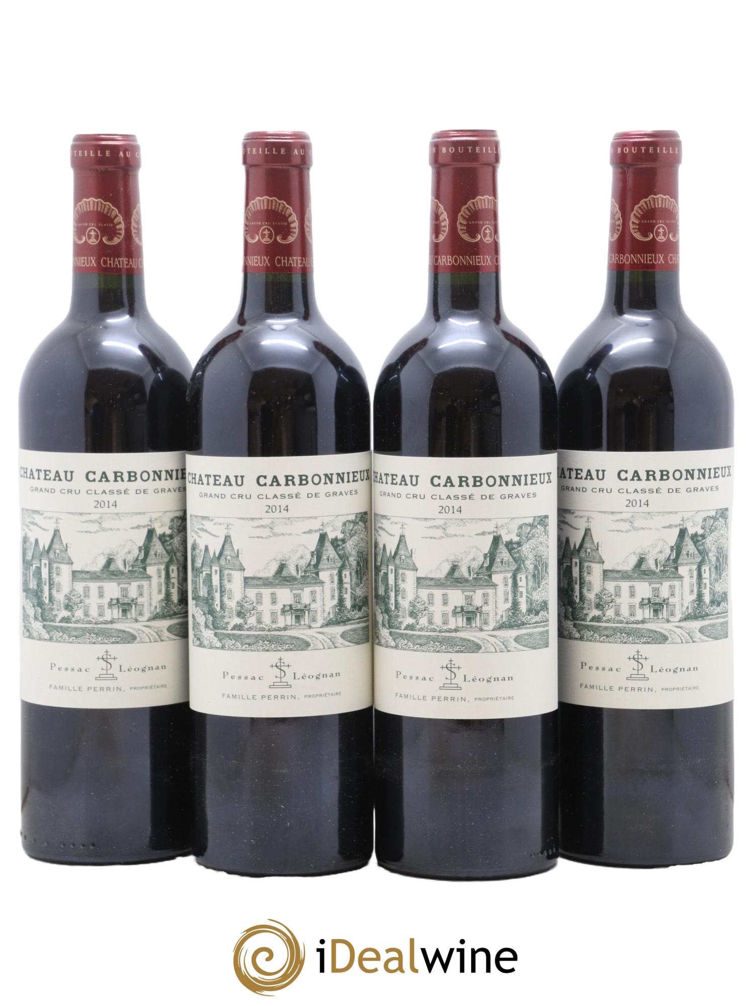 Château Carbonnieux Cru Classé de Graves 2014 - Lot de 4 bouteilles - 0