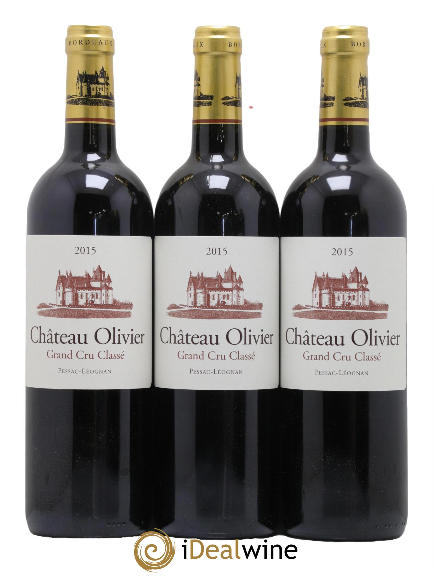 Château Olivier Cru Classé de Graves 2015 - Lot de 6 bouteilles - 2