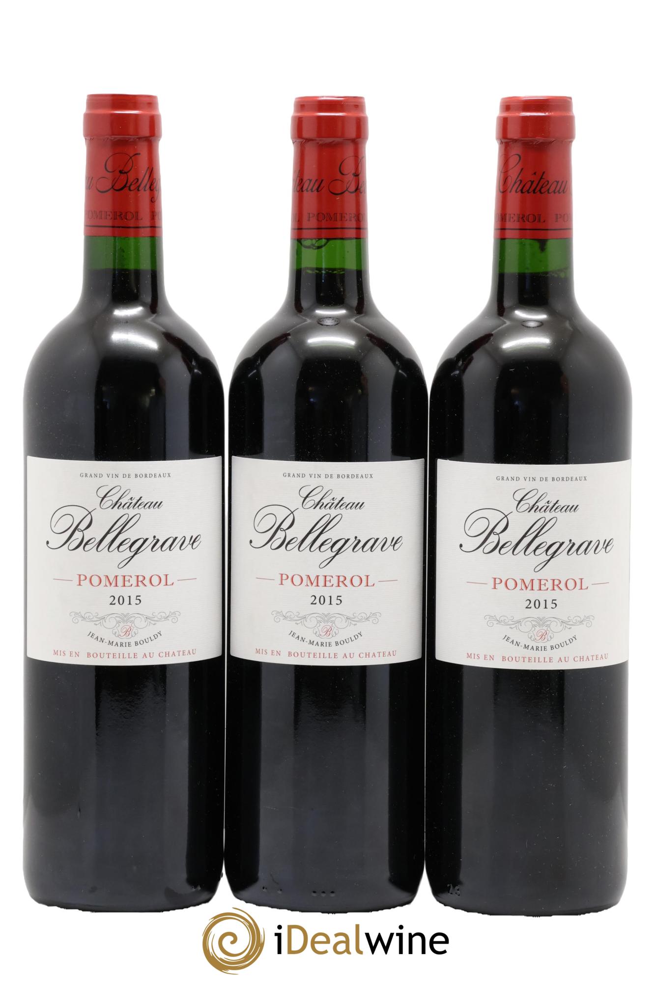 Château Bellegrave Cru Bourgeois 2015 - Lot of 3 bottles - 0