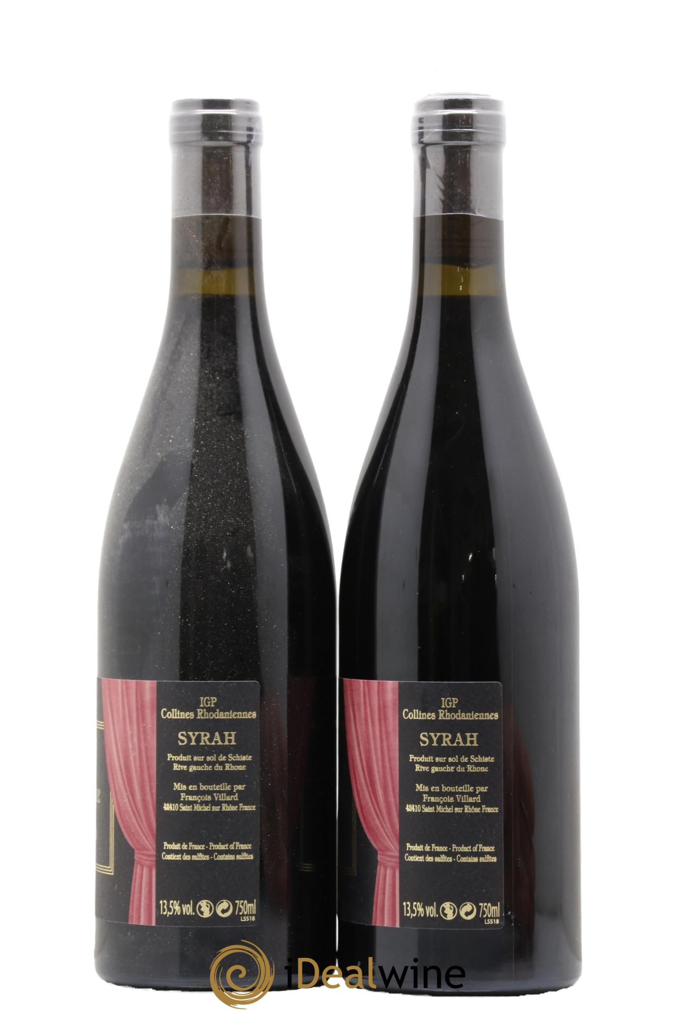 Collines Rhodaniennes Seul en scène François Villard 2018 - Posten von 2 Flaschen - 1
