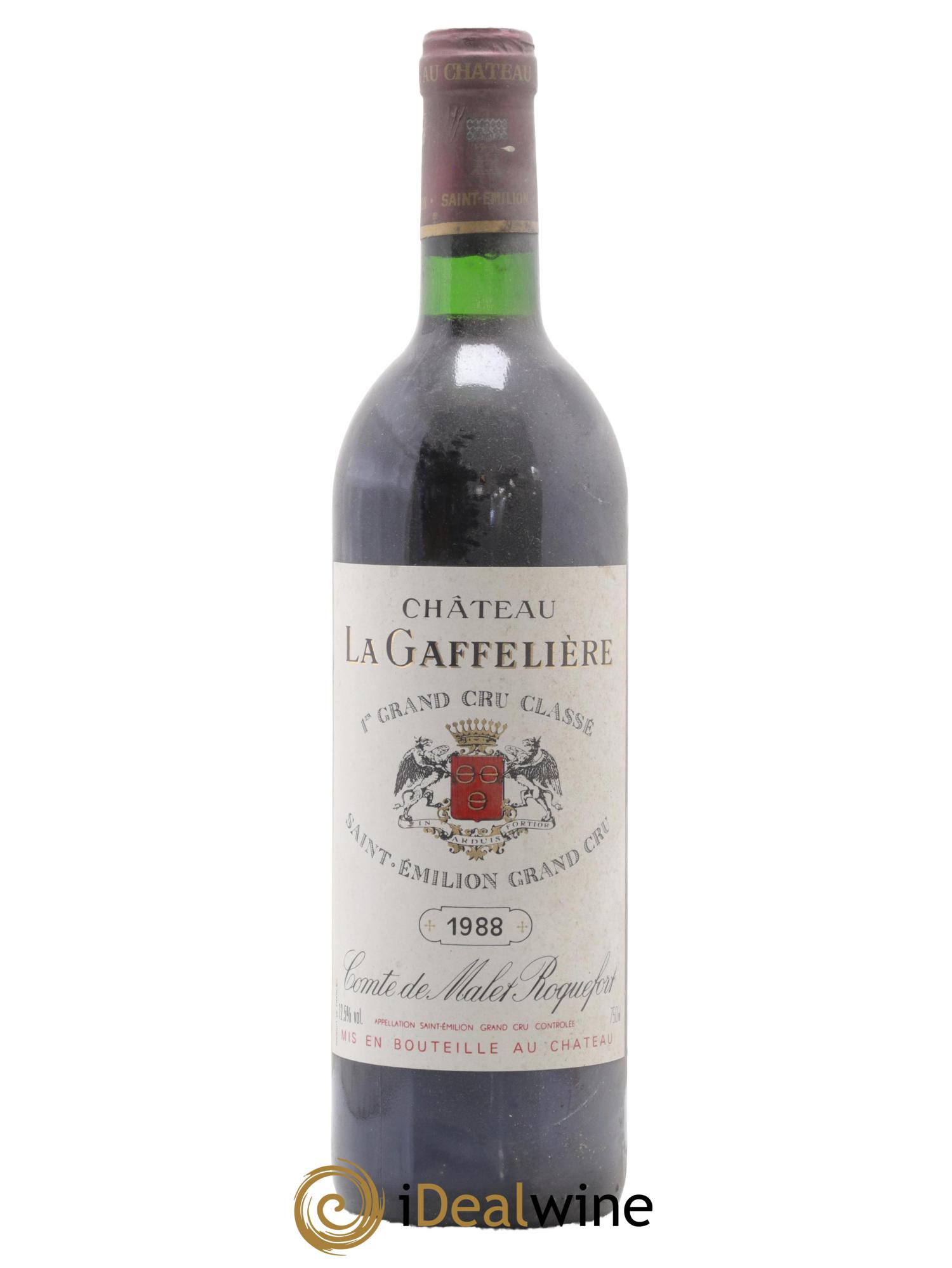 Château la Gaffelière 1er Grand Cru Classé B 1988 - Lotto di 1 bottiglia - 0