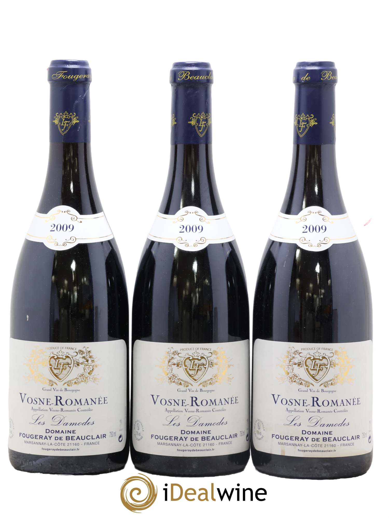 Vosne-Romanée Les Damodes Fougeray de Beauclair (Domaine) 2009 - Lot de 3 bouteilles - 0