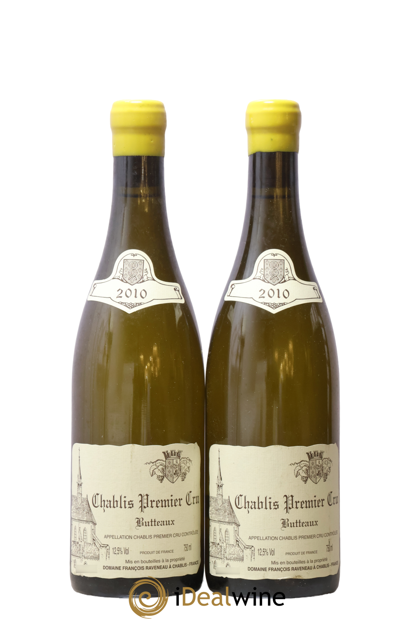 Chablis 1er Cru Butteaux Raveneau (Domaine) 2010 - Lot de 2 bouteilles - 0