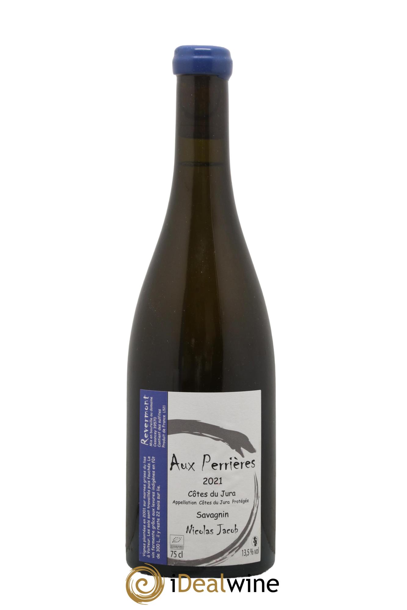 Côtes du Jura Savagnin Aux Perrières Nicolas Jacob 2021 - Lot de 1 bouteille - 0