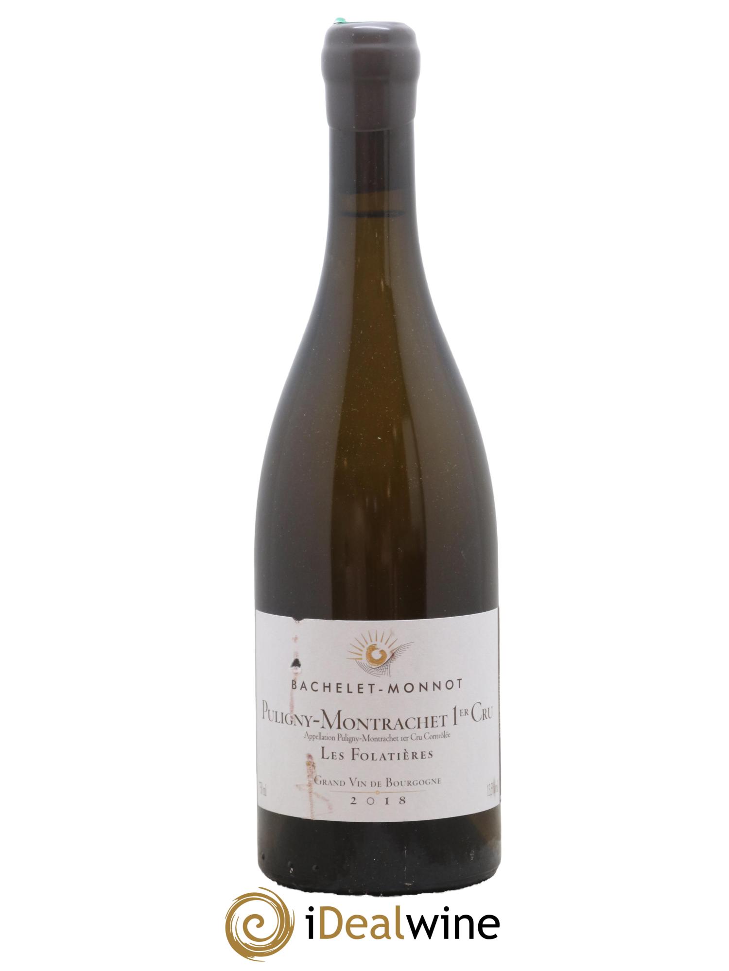 Puligny-Montrachet 1er Cru Les Folatières Bachelet-Monnot 2018 - Lot de 1 bouteille - 0