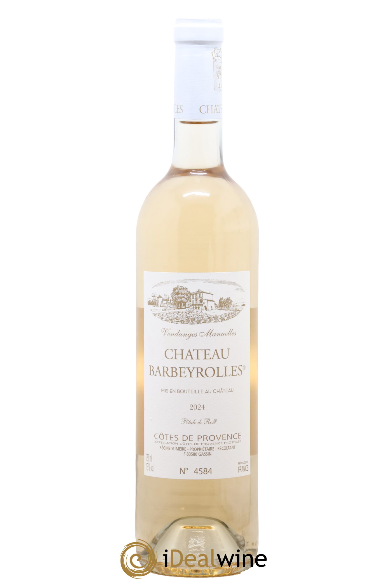 Côtes de Provence Pétale de rose Château Barbeyrolles 2024 - Lot de 1 bouteille - 0