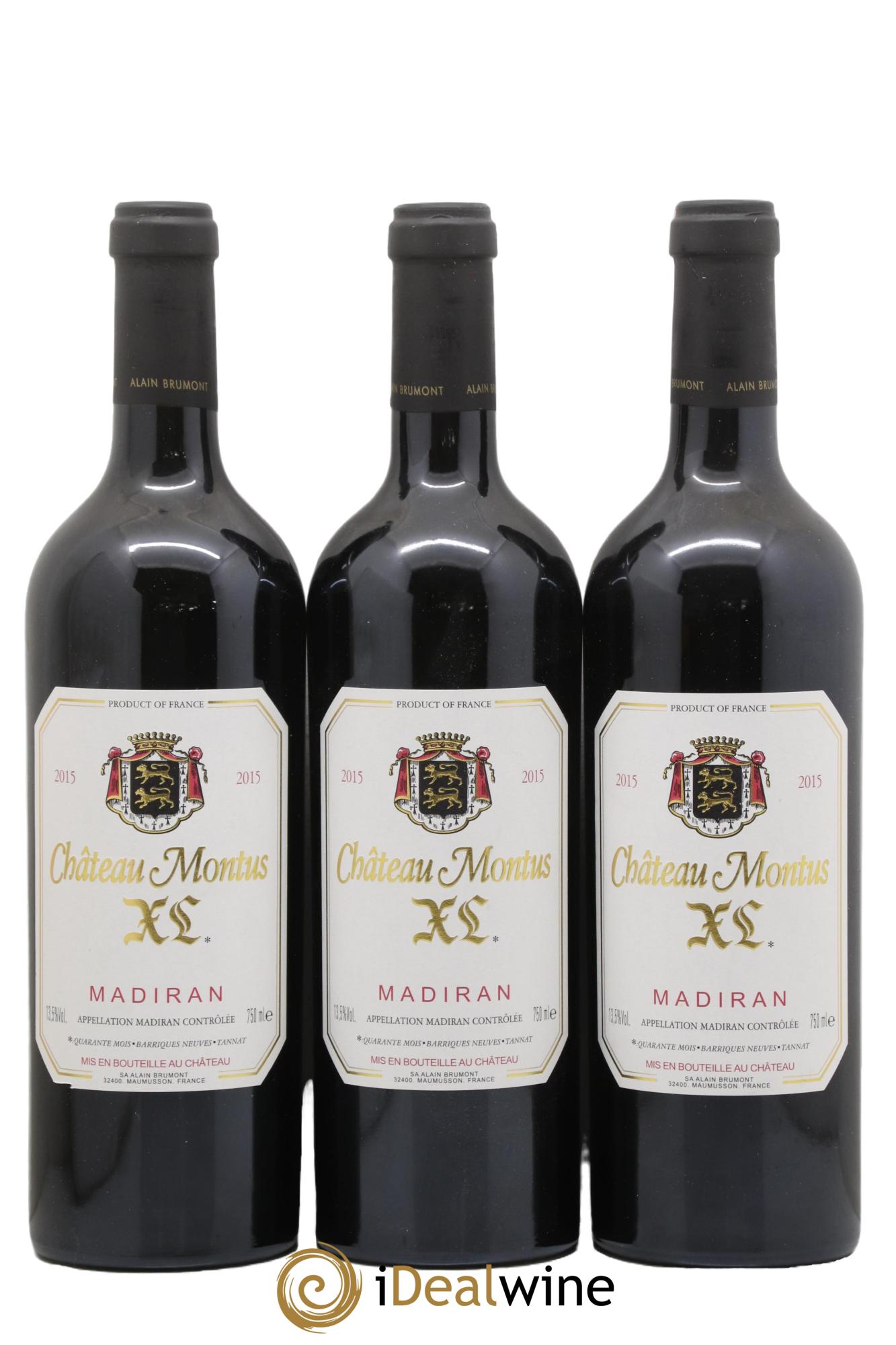 Madiran Montus-XL Alain Brumont 2015 - Lot de 3 bouteilles - 0