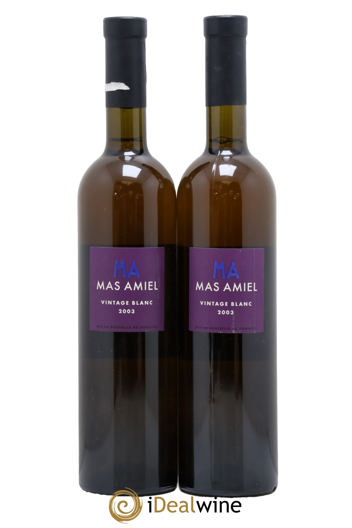 Maury Mas Amiel Vintage 2003 - Lot de 2 bouteilles - 0