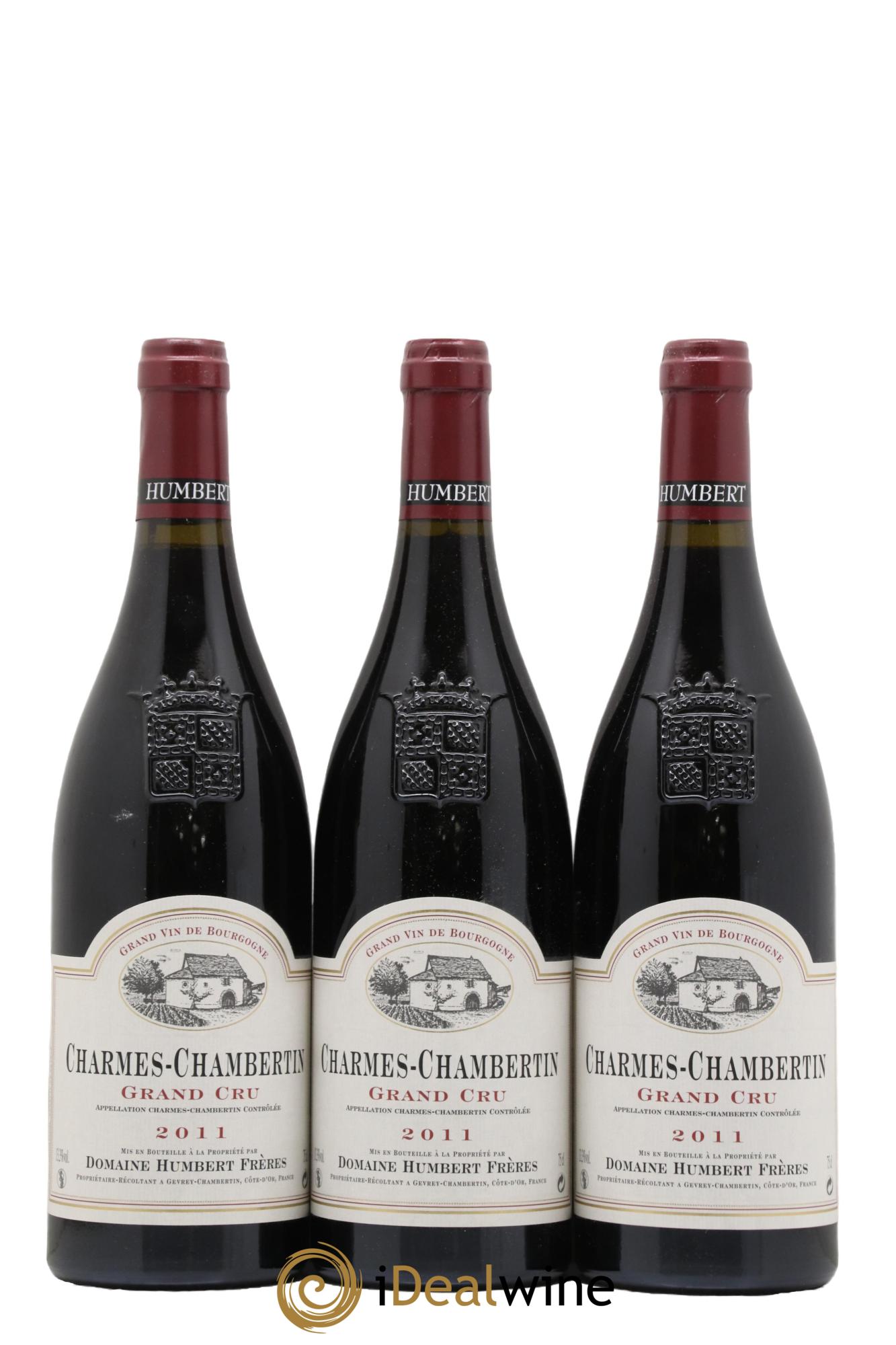Charmes-Chambertin Grand Cru Humbert (Domaine) 2011 - Lot de 3 bouteilles - 0