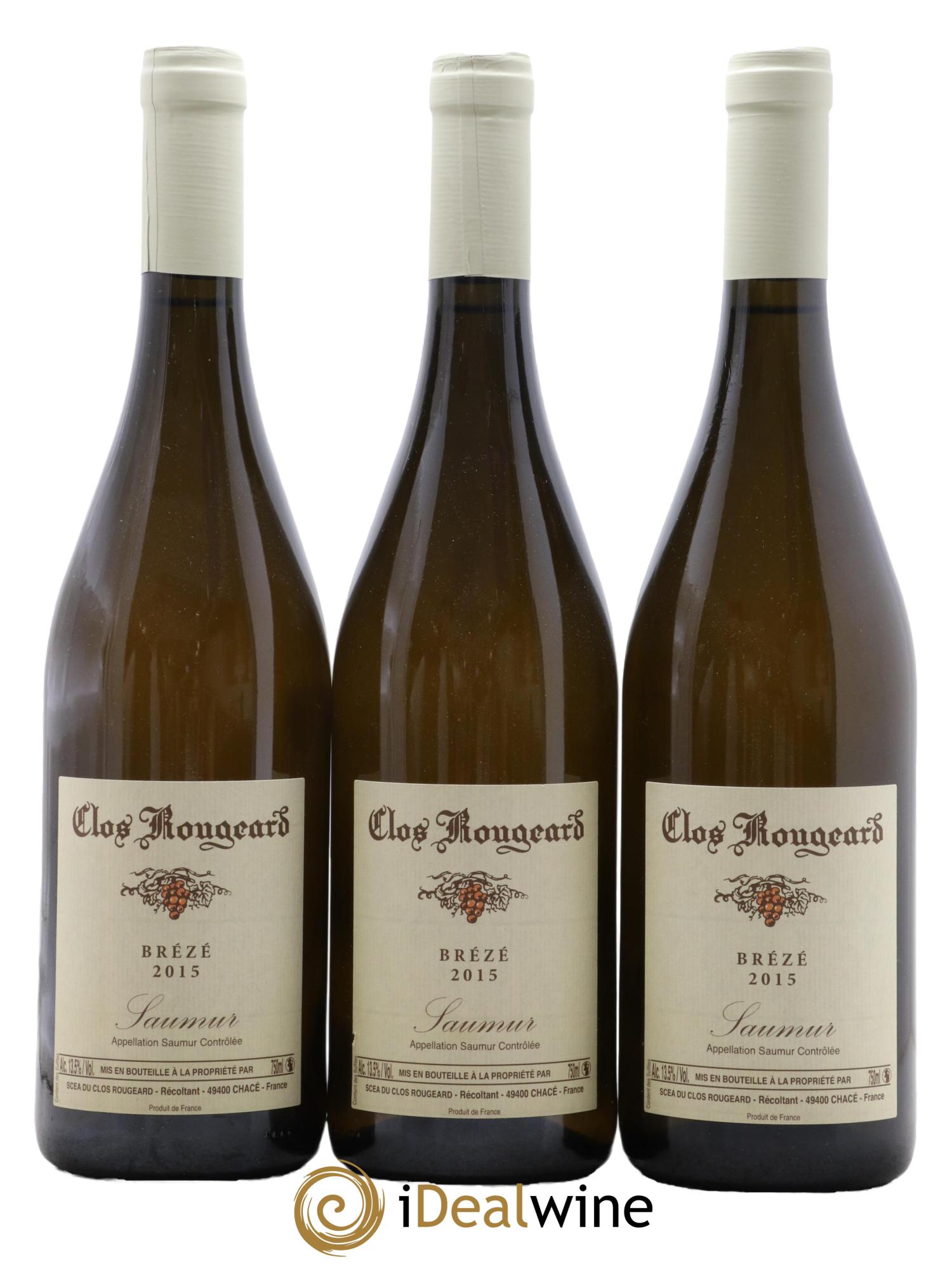 Saumur Brézé Clos Rougeard 2015 - Posten von 3 Flaschen - 0