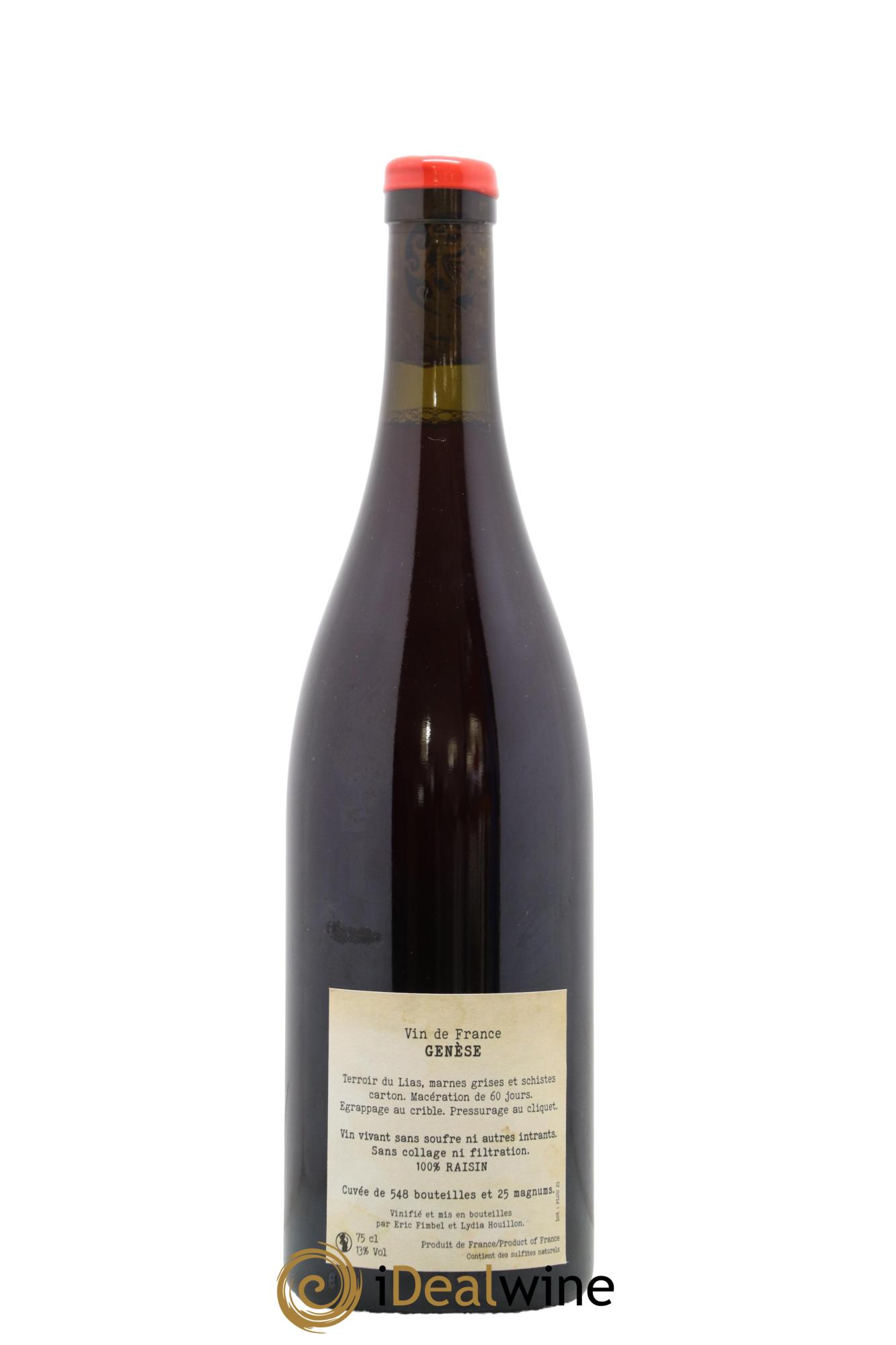Vin de France Genèse Eric Fimbel & Lydia Houillon 2023 - Lotto di 1 bottiglia - 1
