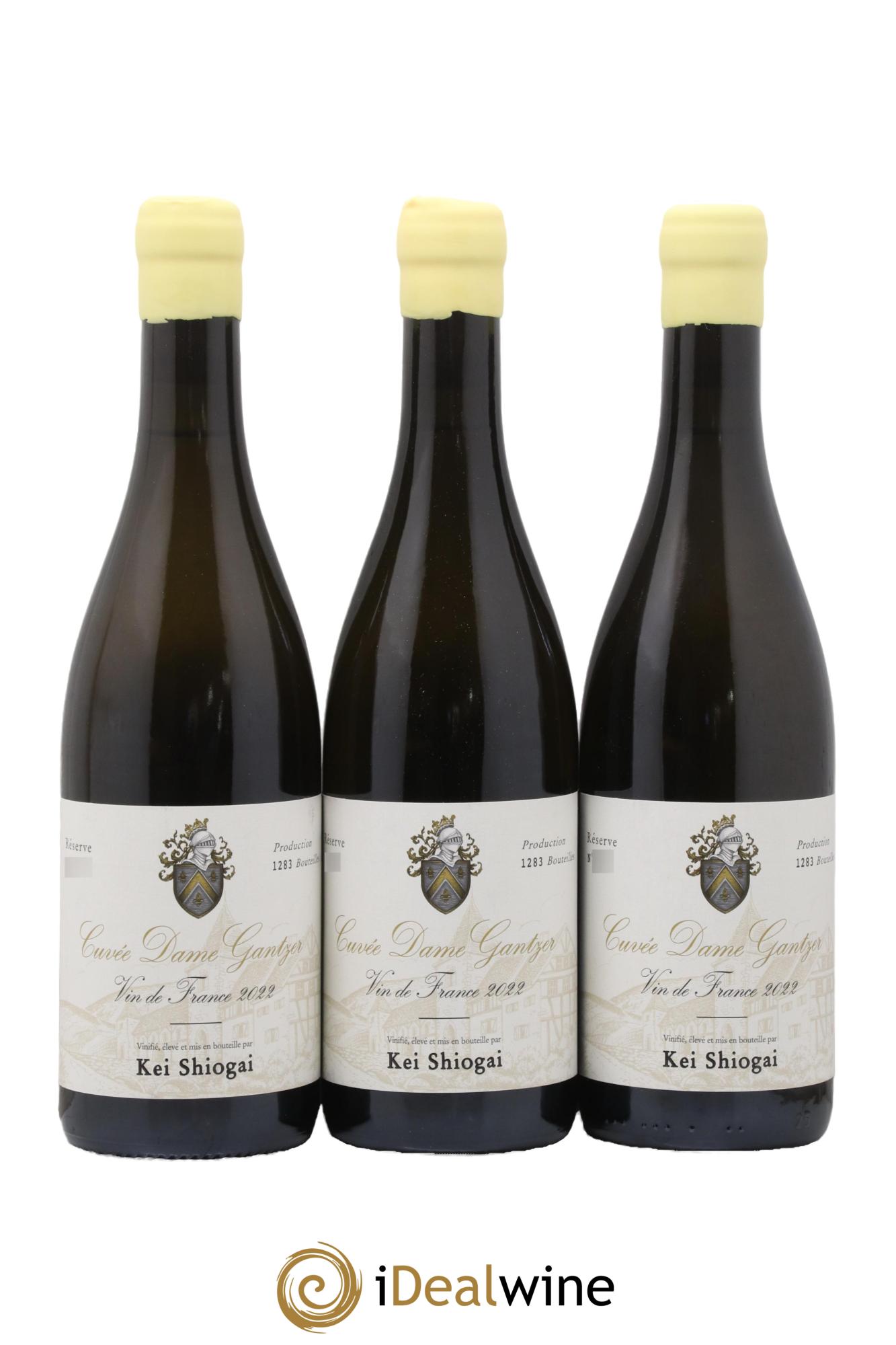 Vin de France Cuvée Dame Gantzer Kei Shiogai 2022 - Lot de 3 bouteilles - 0