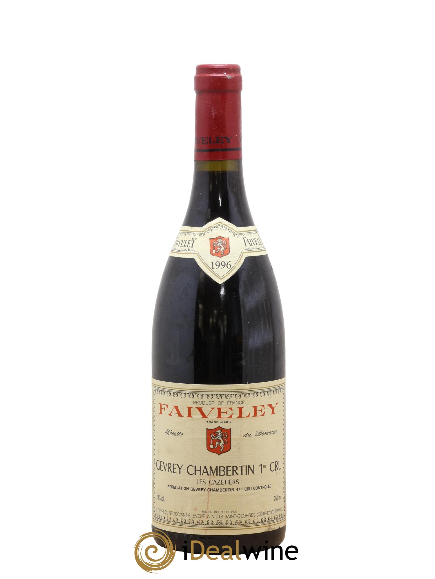 Gevrey-Chambertin 1er Cru Les Cazetiers Faiveley 1996 - Posten von 1 Flasche - 0