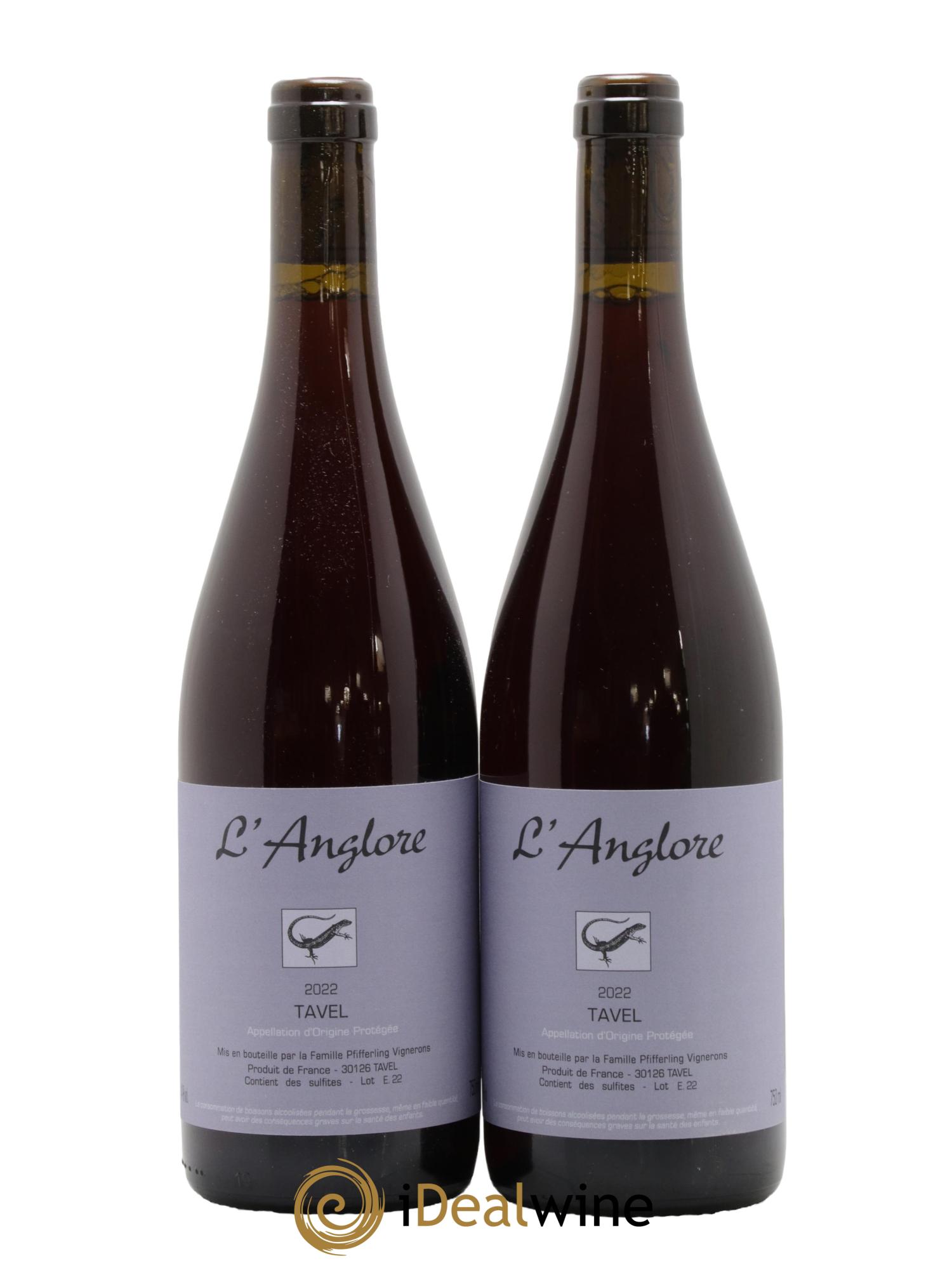 Tavel L'Anglore 2022 - Lot of 2 bottles - 0