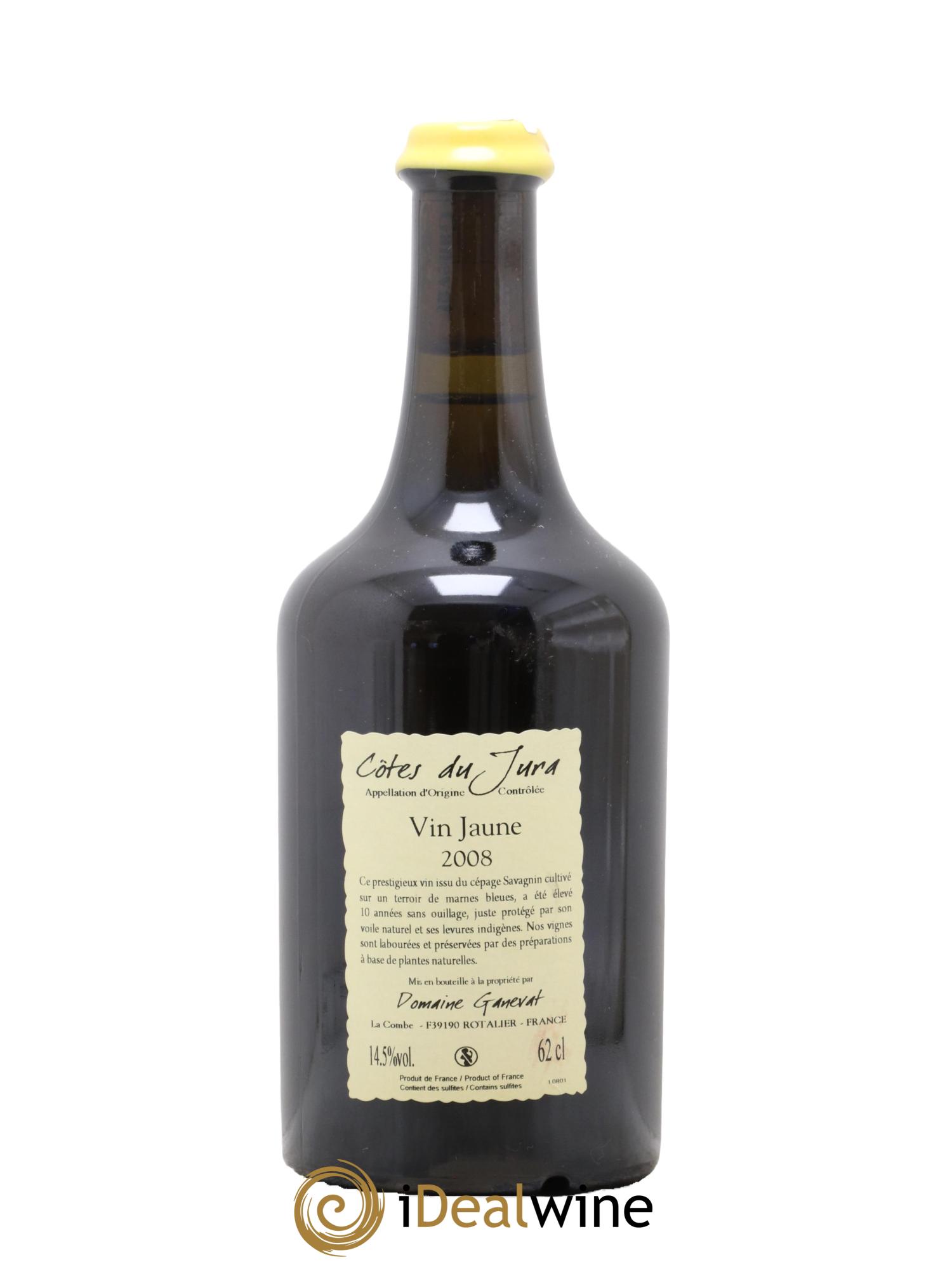 Côtes du Jura Vin Jaune Jean-François Ganevat (Domaine)  2008 - Lot de 1 clavelin - 1