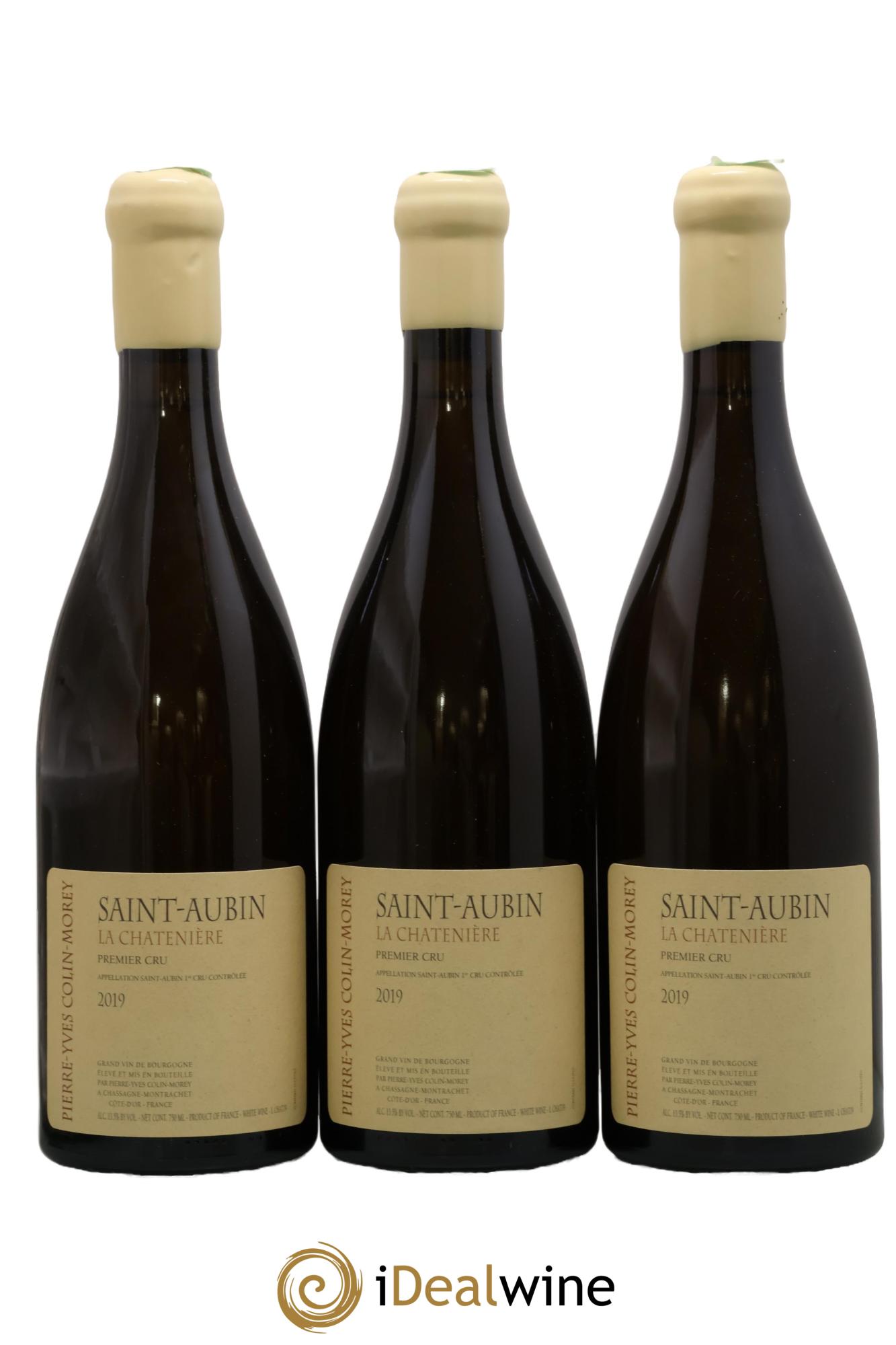 Saint-Aubin 1er Cru La Chatenière Pierre-Yves Colin Morey 2019 - Lot de 3 bouteilles - 0