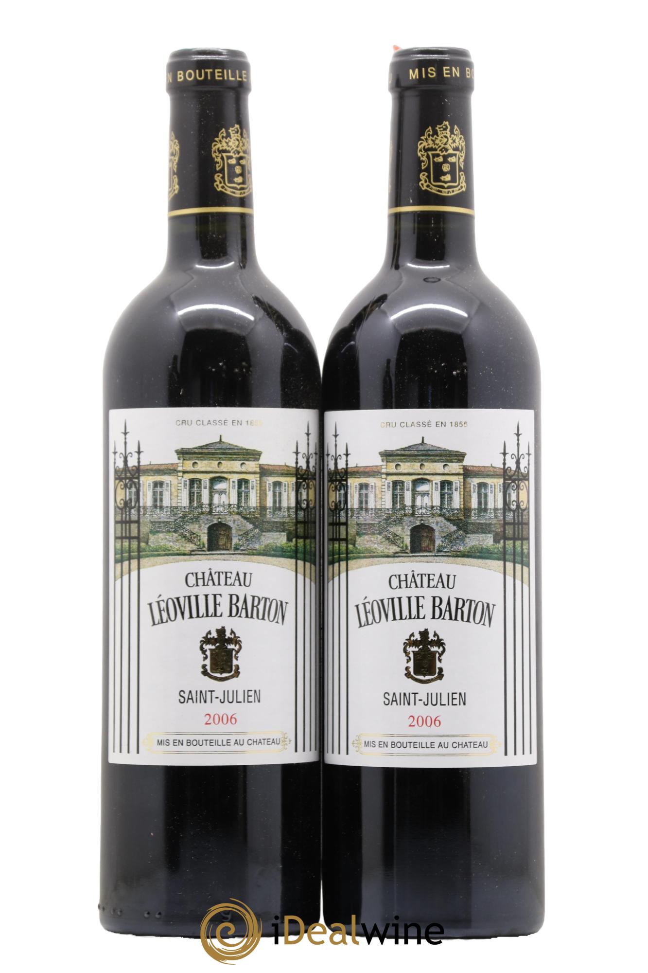 Château Léoville Barton 2ème Grand Cru Classé 2006 - Lot de 2 bouteilles - 0